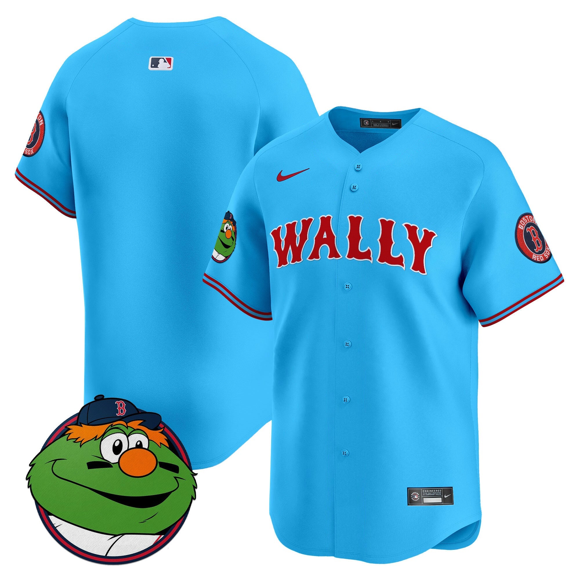 Men’s Boston Wally Vapor Premier Limited Jersey