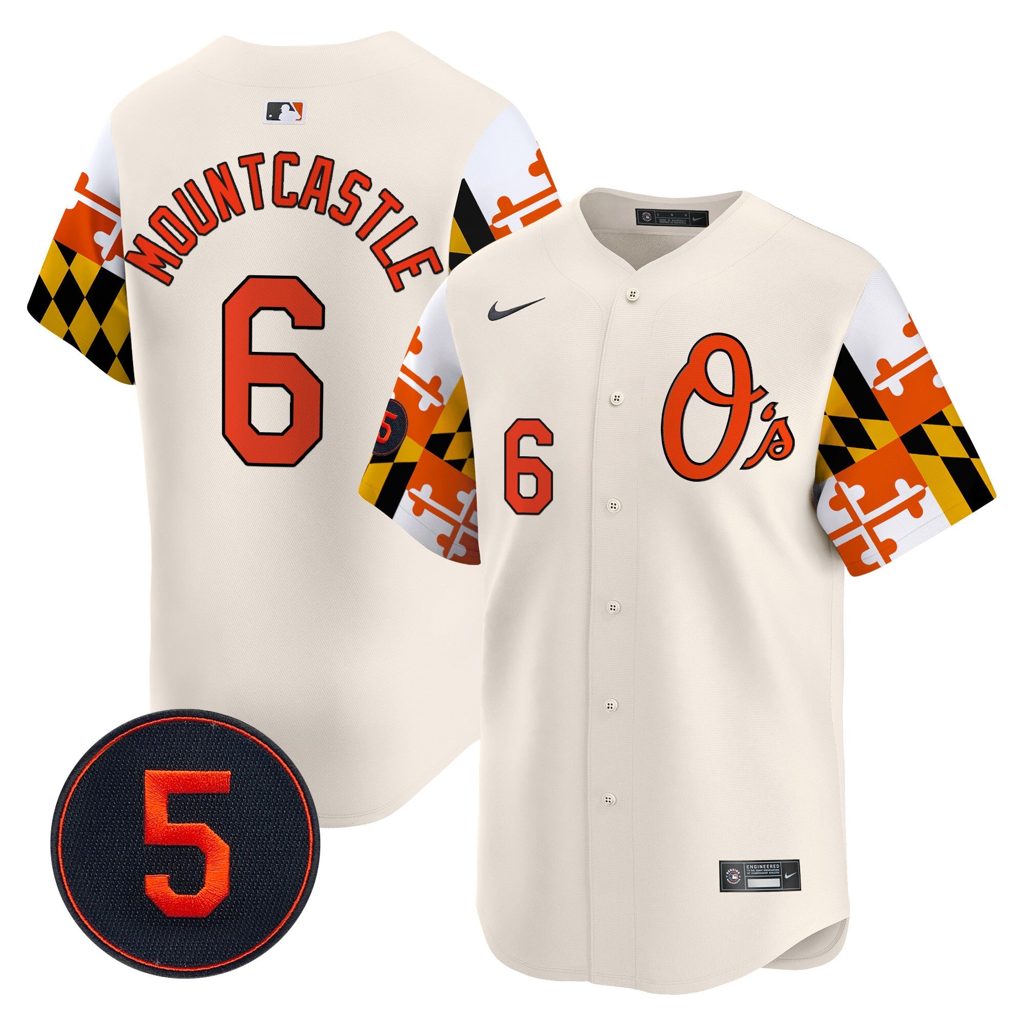 Men’s Baltimore Robinson Patch Vapor Premier Limited Jersey V5
