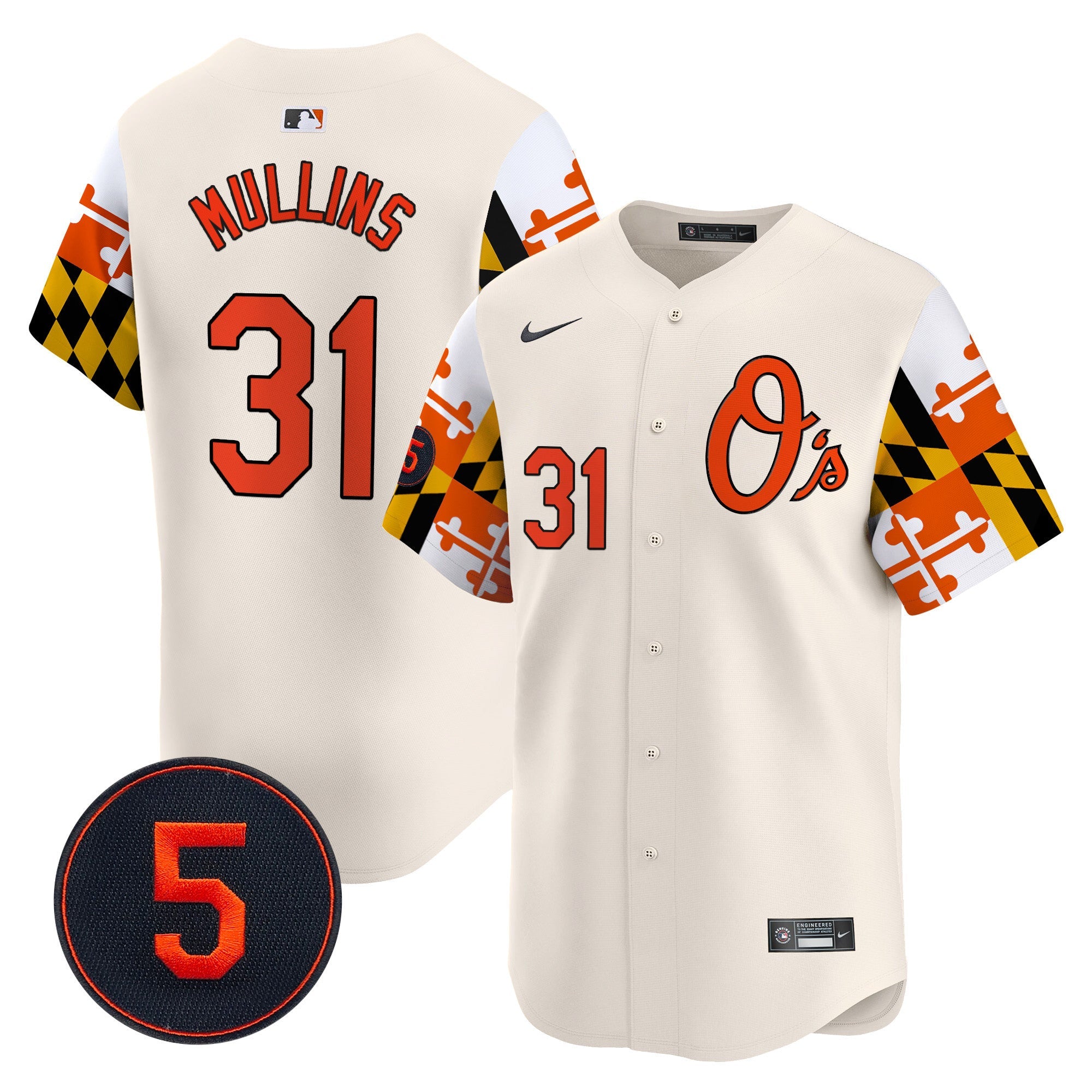 Men’s Baltimore Robinson Patch Vapor Premier Limited Jersey V5