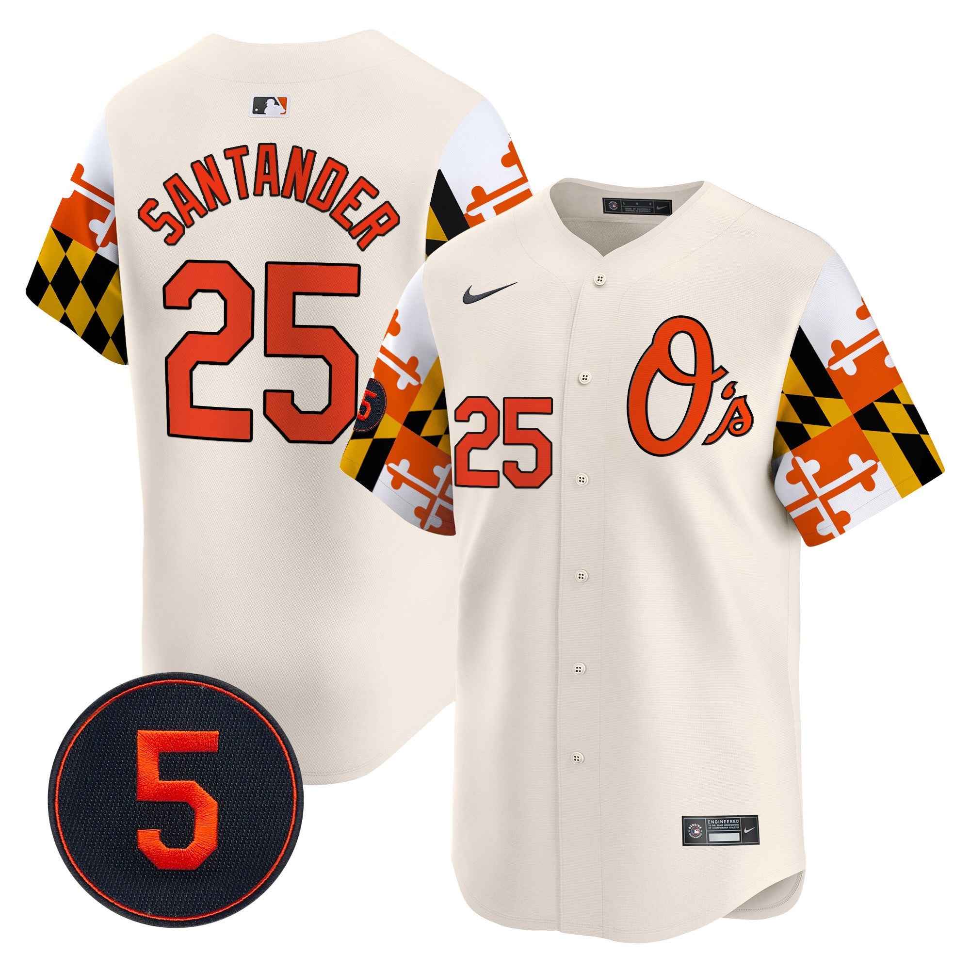 Men’s Baltimore Robinson Patch Vapor Premier Limited Jersey V5