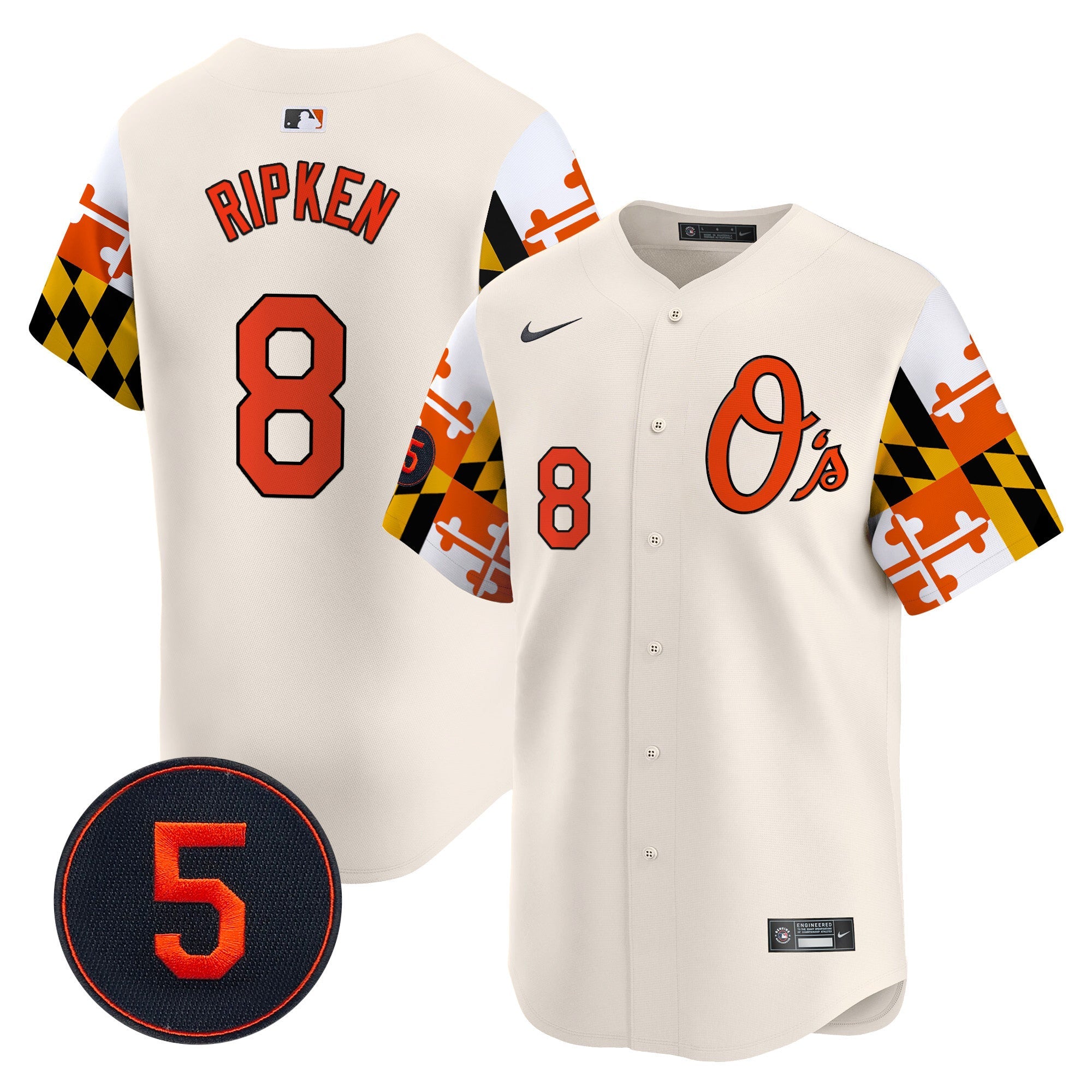 Men’s Baltimore Robinson Patch Vapor Premier Limited Jersey V5