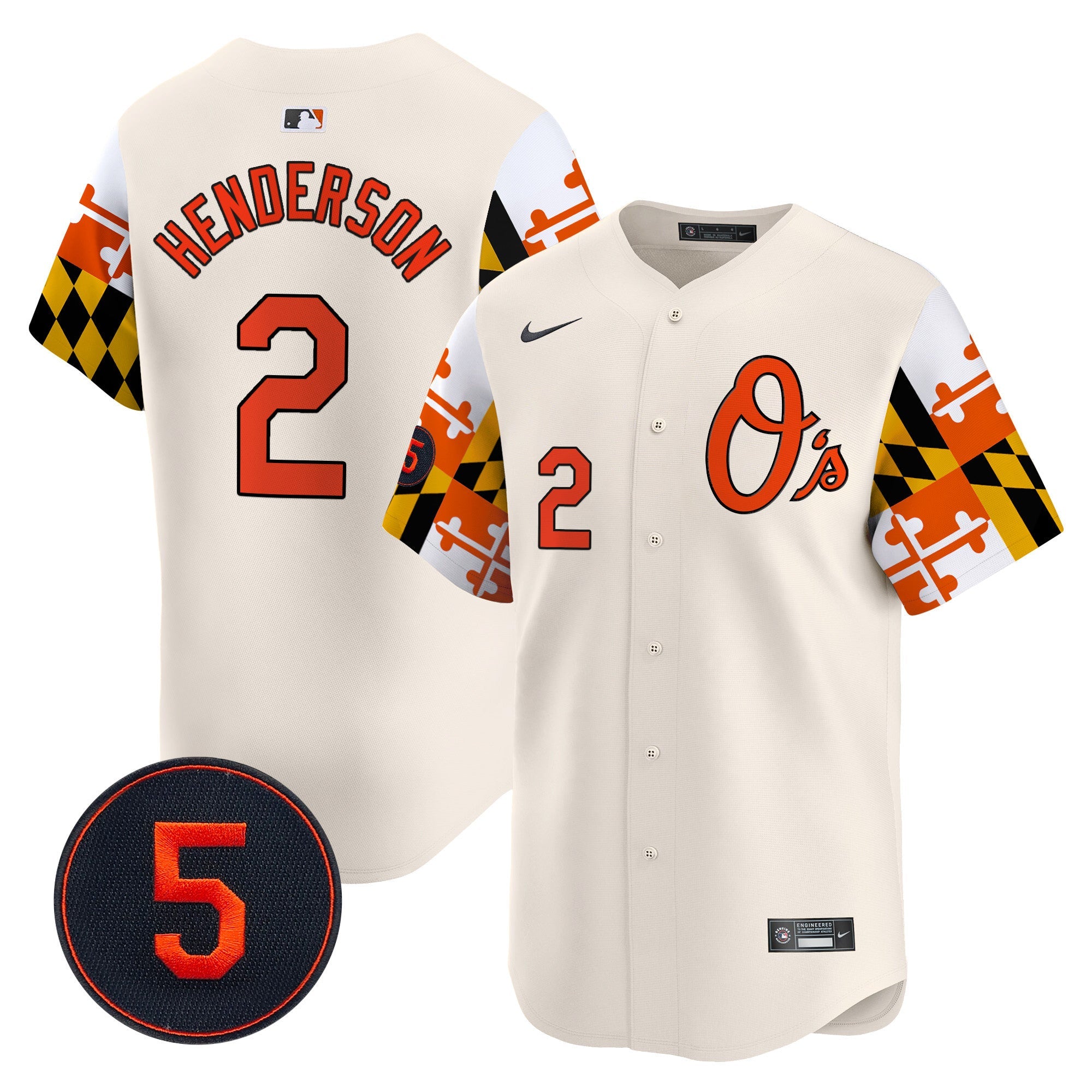 Men’s Baltimore Robinson Patch Vapor Premier Limited Jersey V5