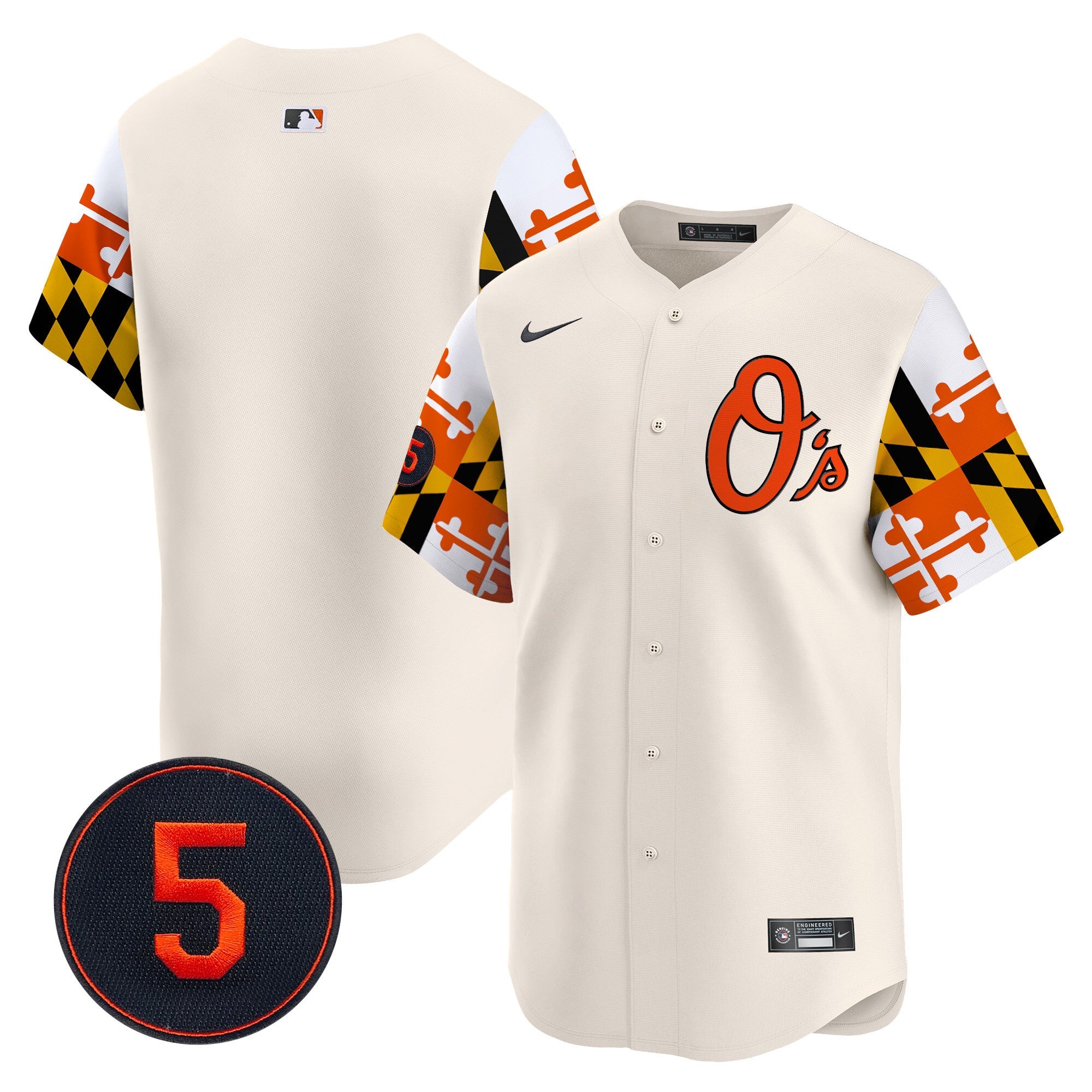 Men’s Baltimore Robinson Patch Vapor Premier Limited Jersey V5