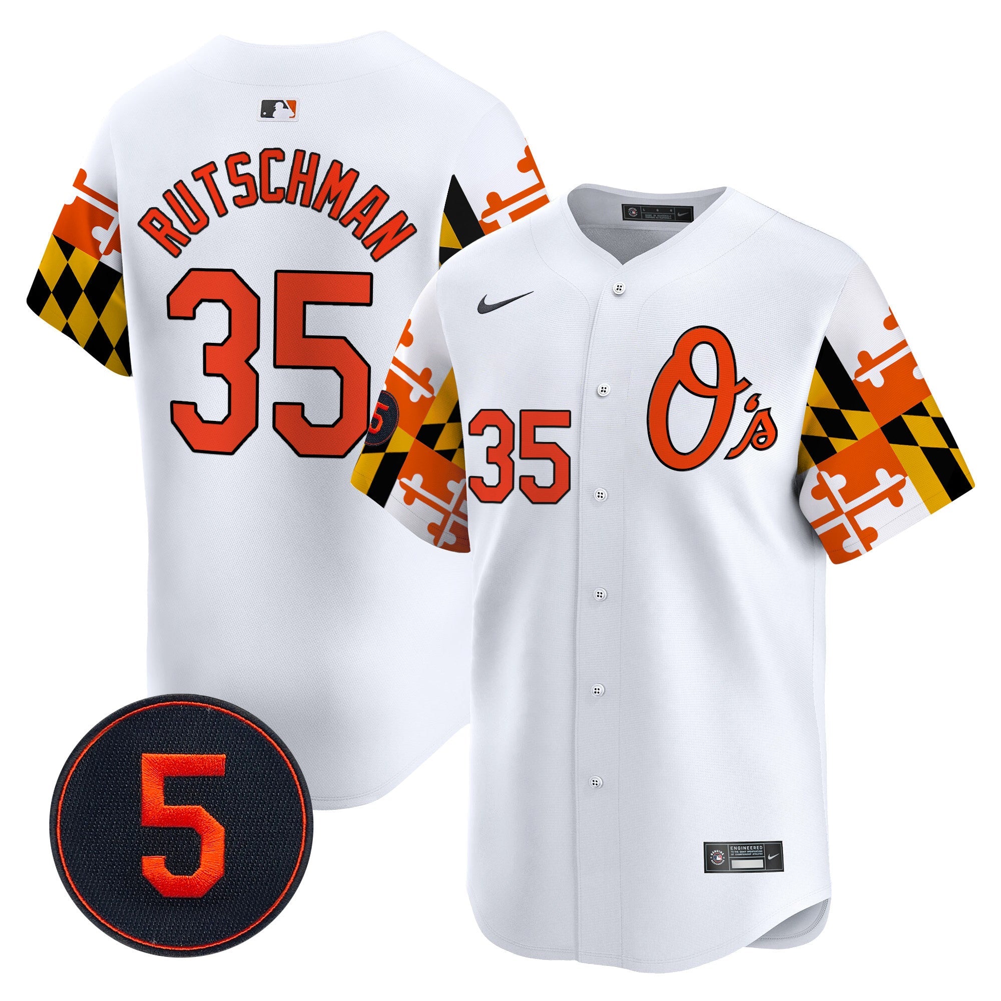 Men’s Baltimore Robinson Patch Vapor Premier Limited Jersey V5