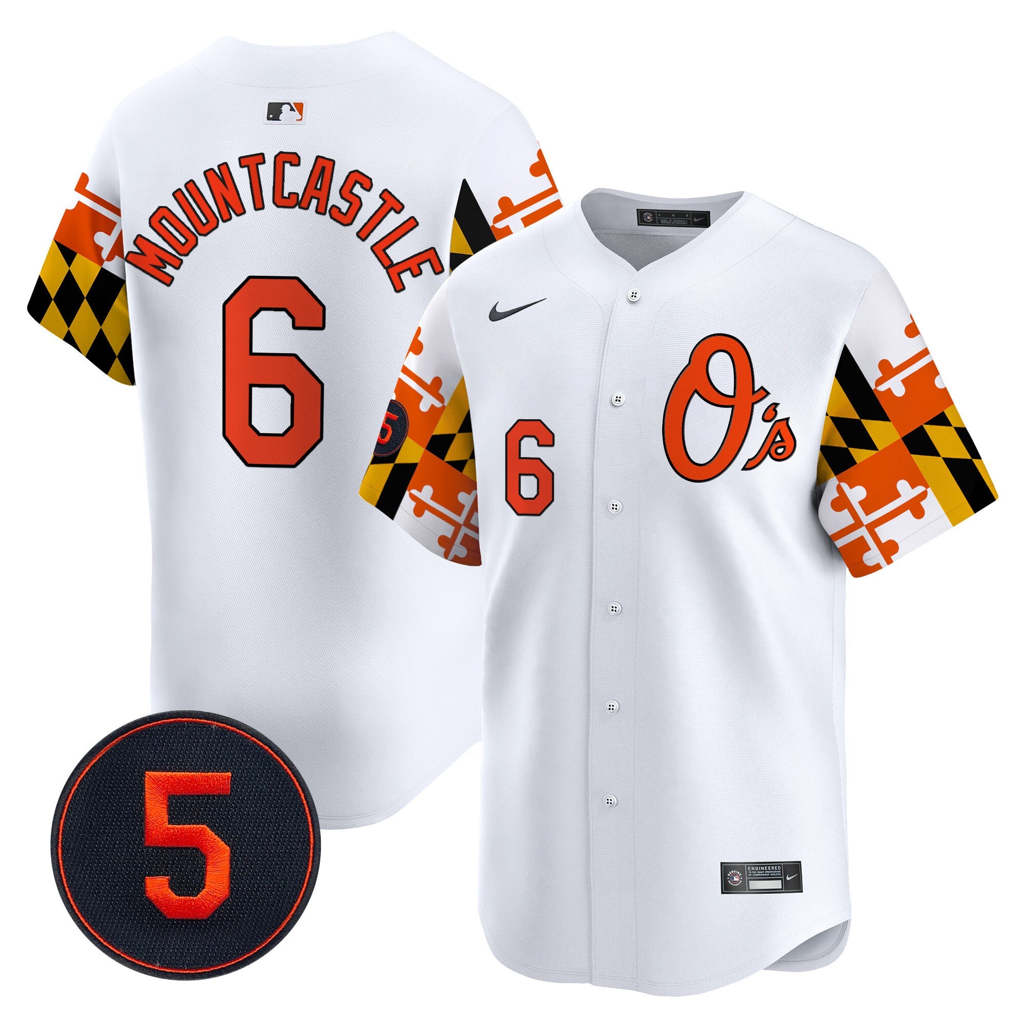 Men’s Baltimore Robinson Patch Vapor Premier Limited Jersey V5