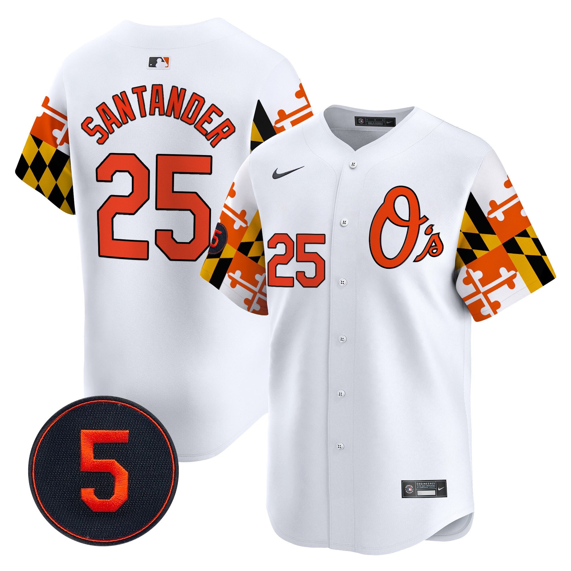Men’s Baltimore Robinson Patch Vapor Premier Limited Jersey V5