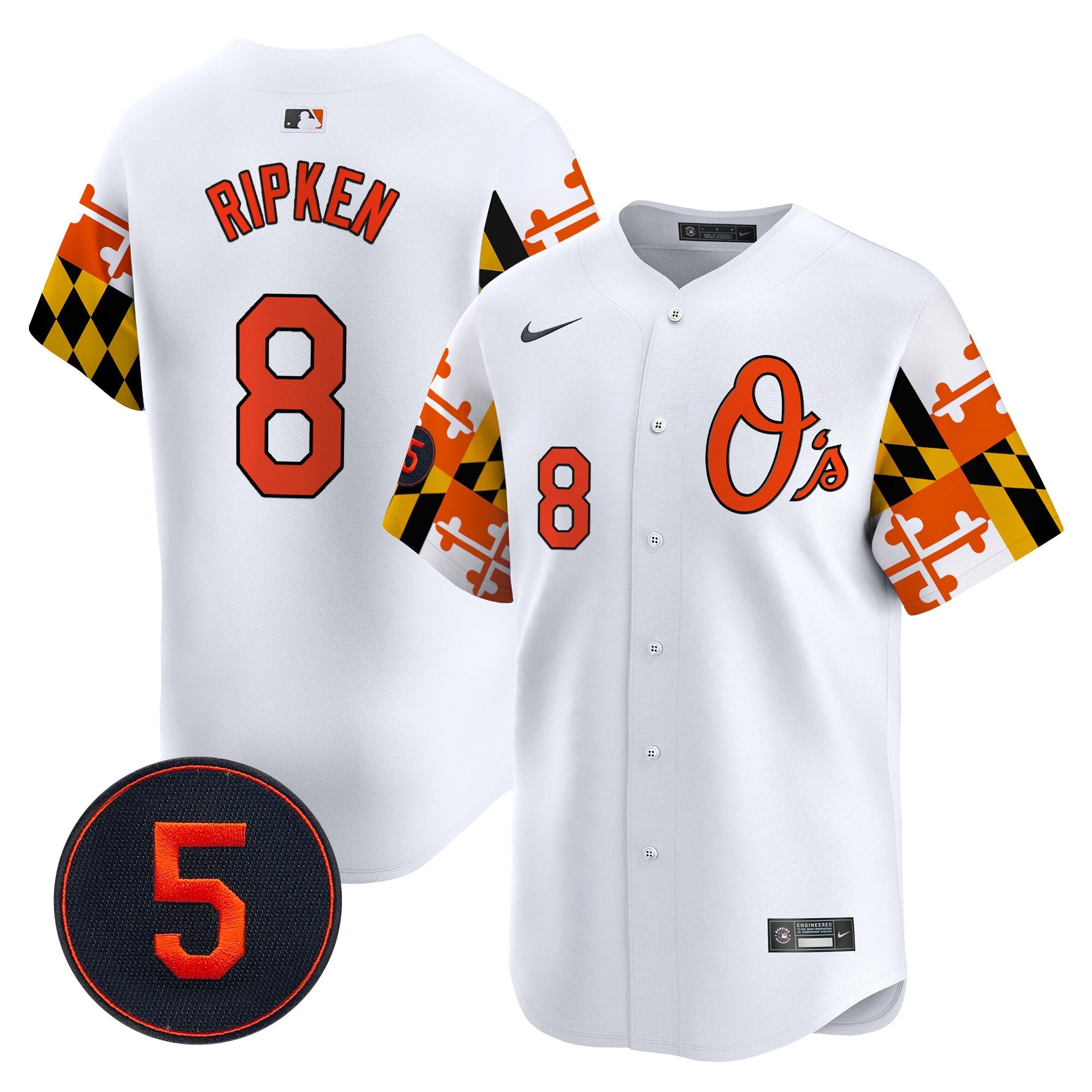 Men’s Baltimore Robinson Patch Vapor Premier Limited Jersey V5