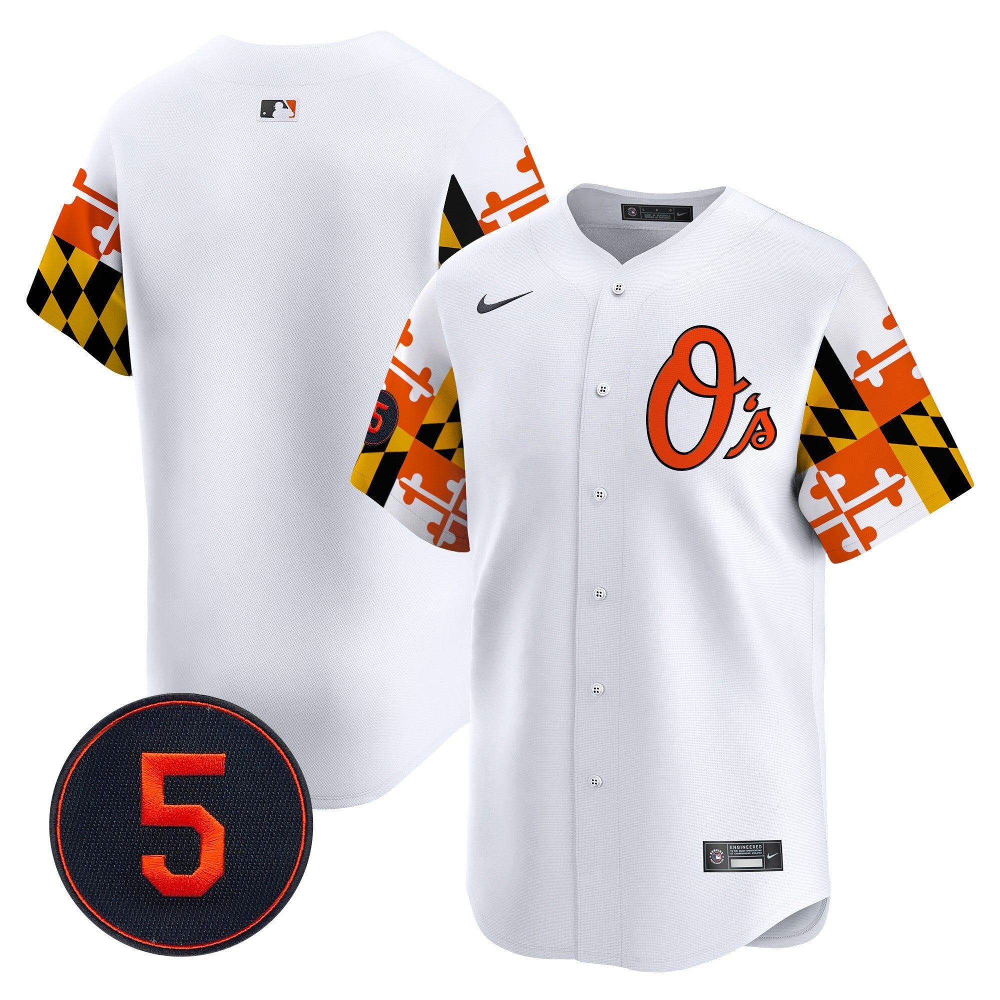 Men’s Baltimore Robinson Patch Vapor Premier Limited Jersey V5