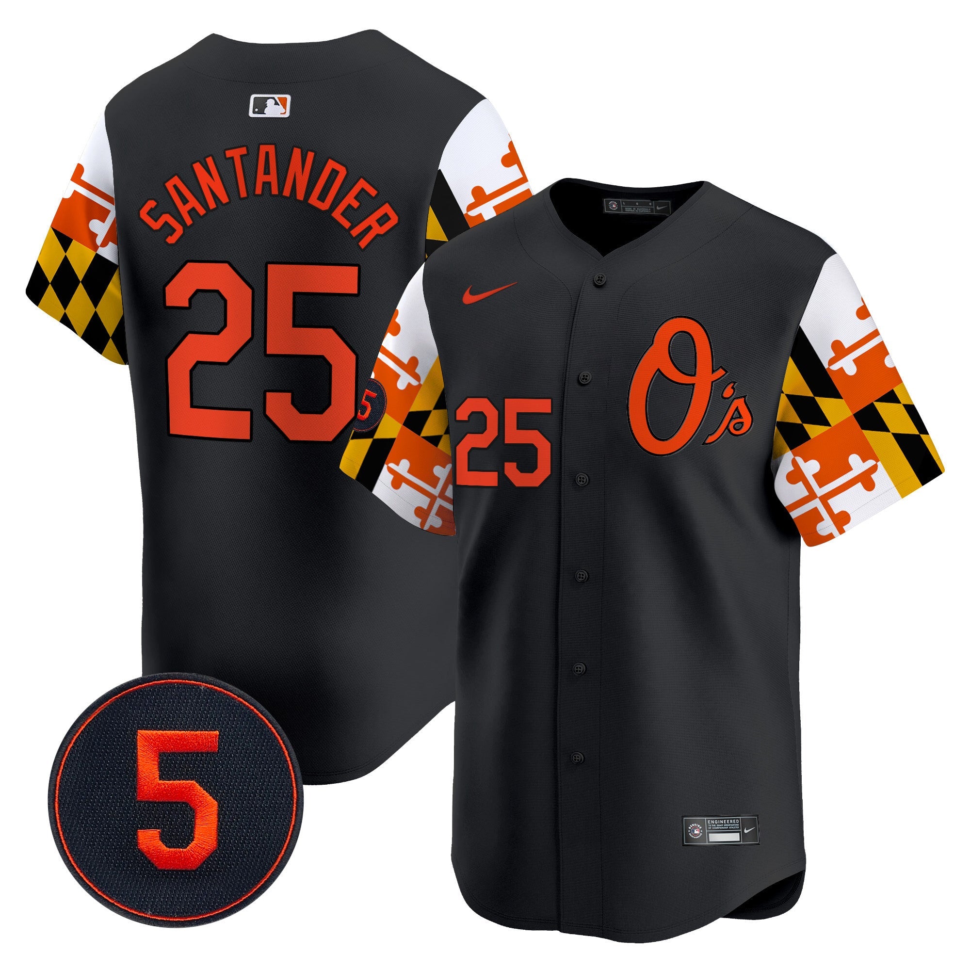 Men’s Baltimore Robinson Patch Vapor Premier Limited Jersey V5