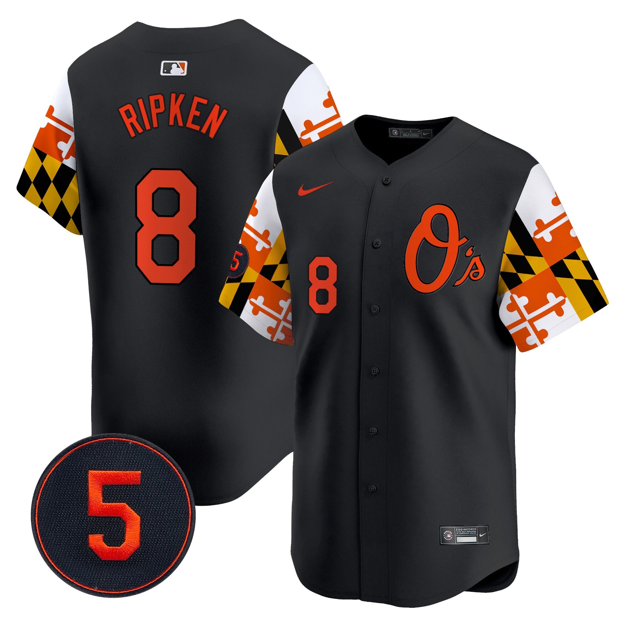 Men’s Baltimore Robinson Patch Vapor Premier Limited Jersey V5