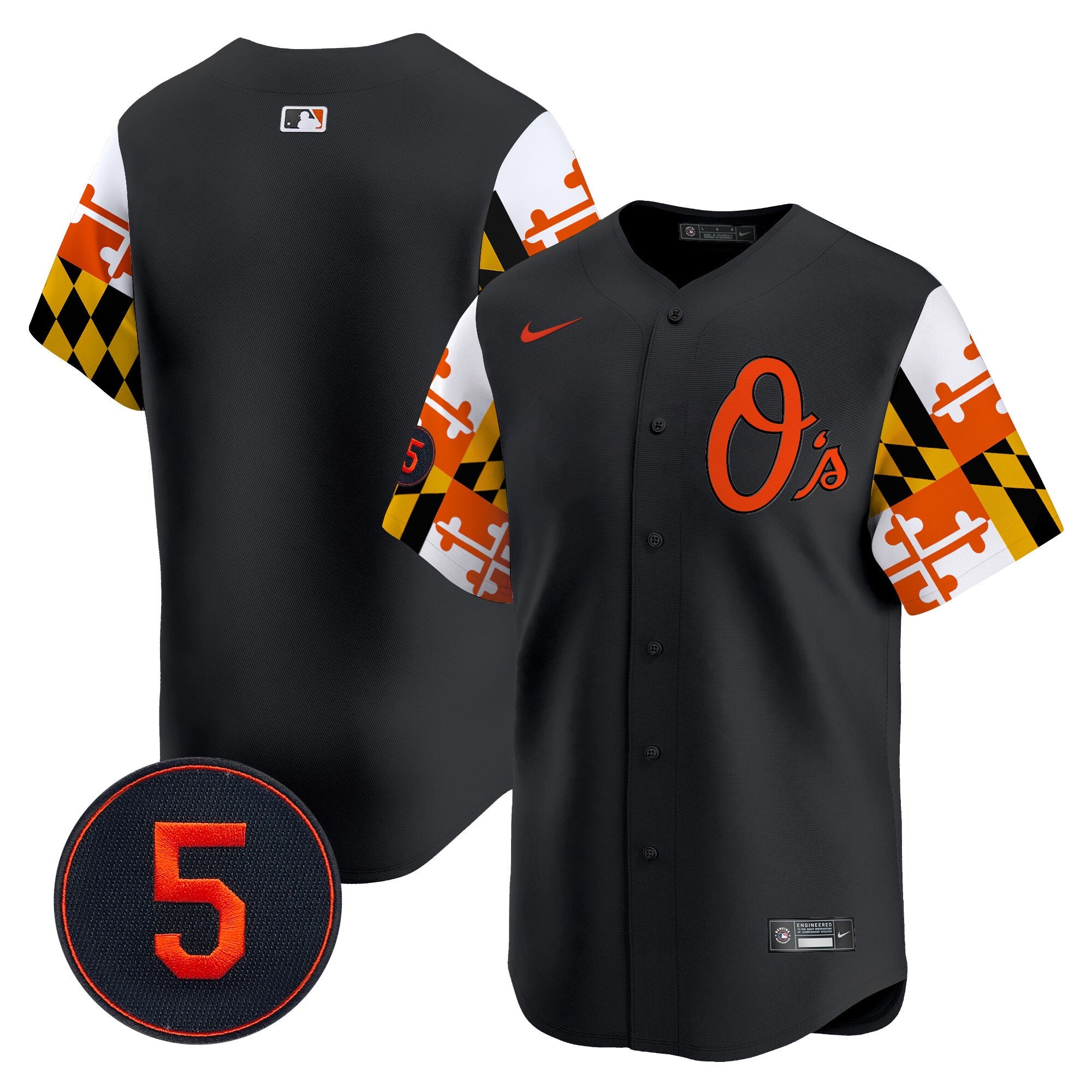Men’s Baltimore Robinson Patch Vapor Premier Limited Jersey V5