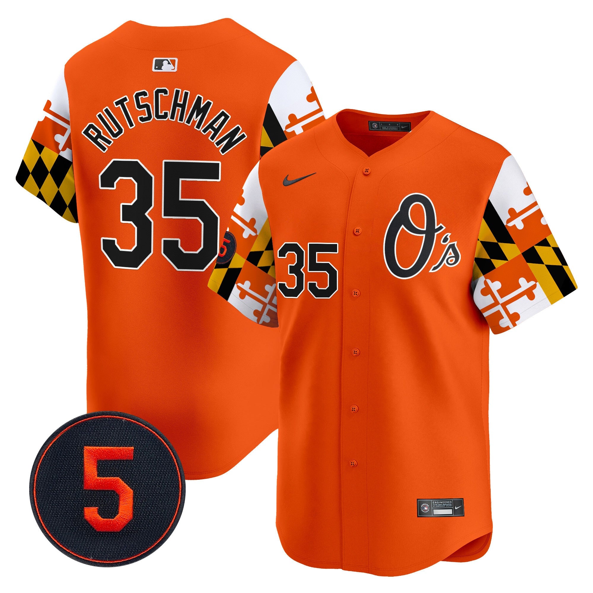 Men’s Baltimore Robinson Patch Vapor Premier Limited Jersey V5