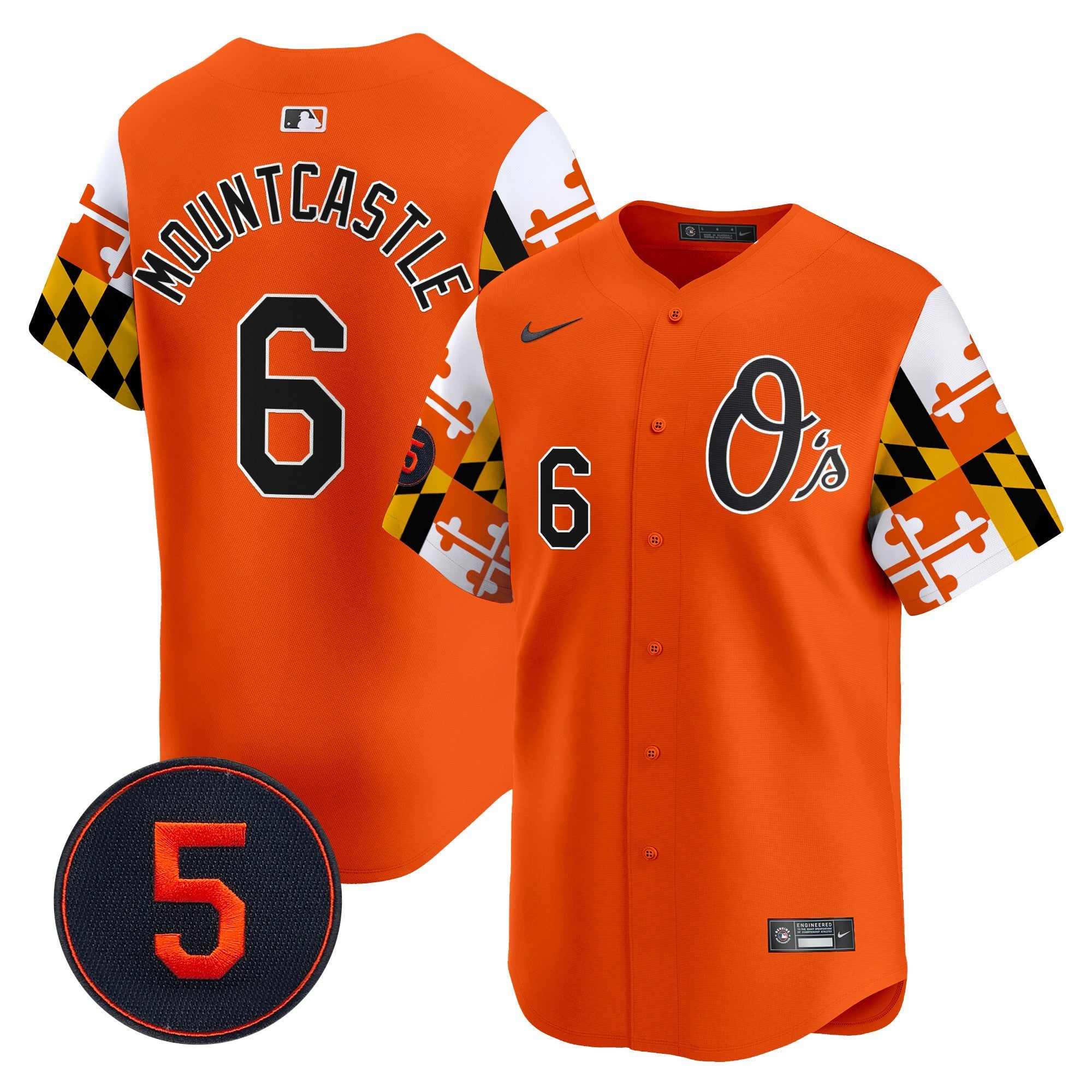 Men’s Baltimore Robinson Patch Vapor Premier Limited Jersey V5