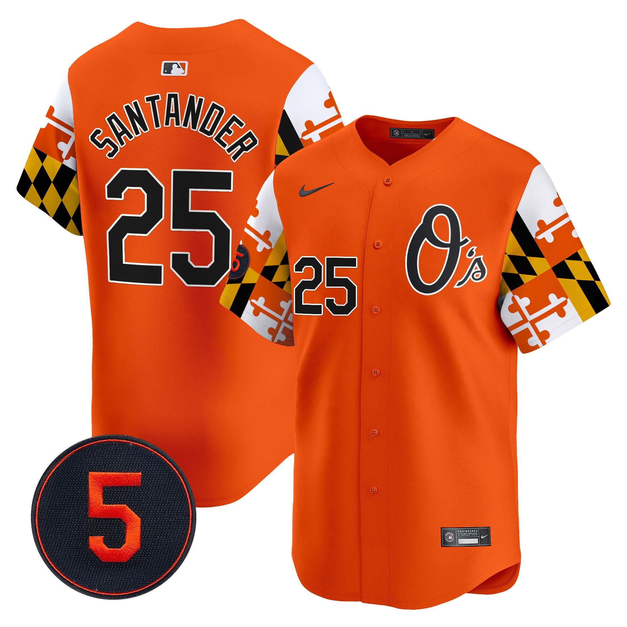 Men’s Baltimore Robinson Patch Vapor Premier Limited Jersey V5