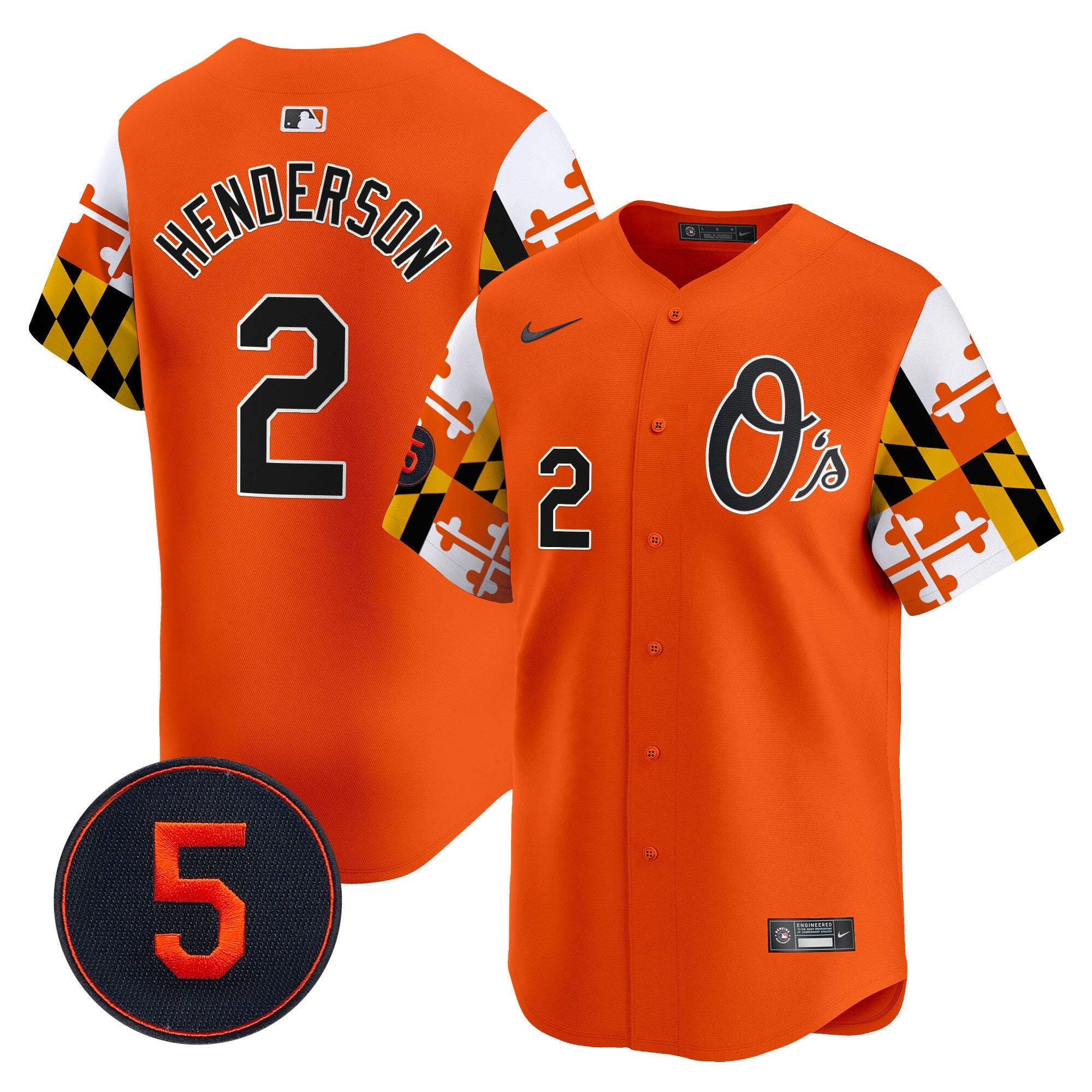 Men’s Baltimore Robinson Patch Vapor Premier Limited Jersey V5