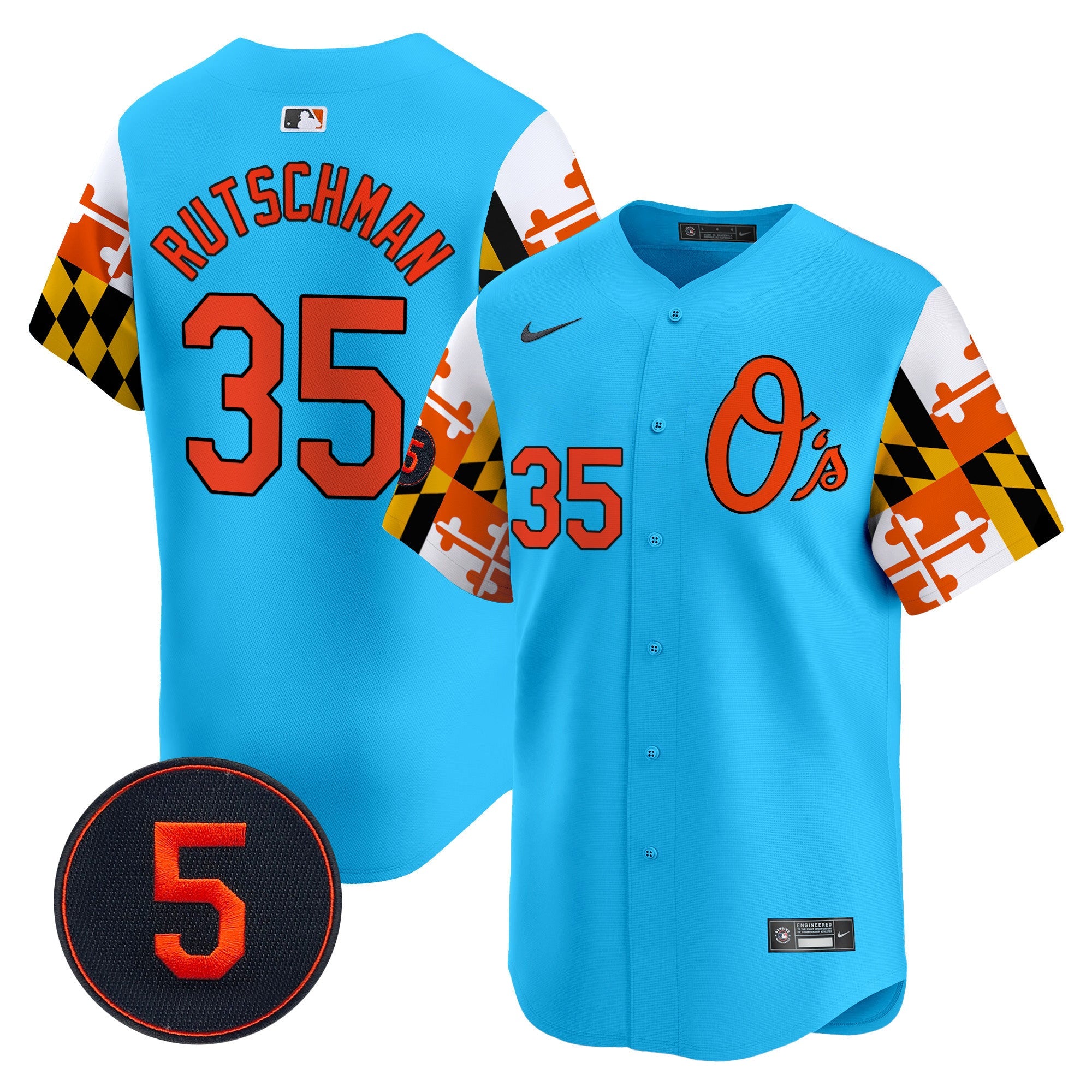 Men’s Baltimore Robinson Patch Vapor Premier Limited Jersey V5