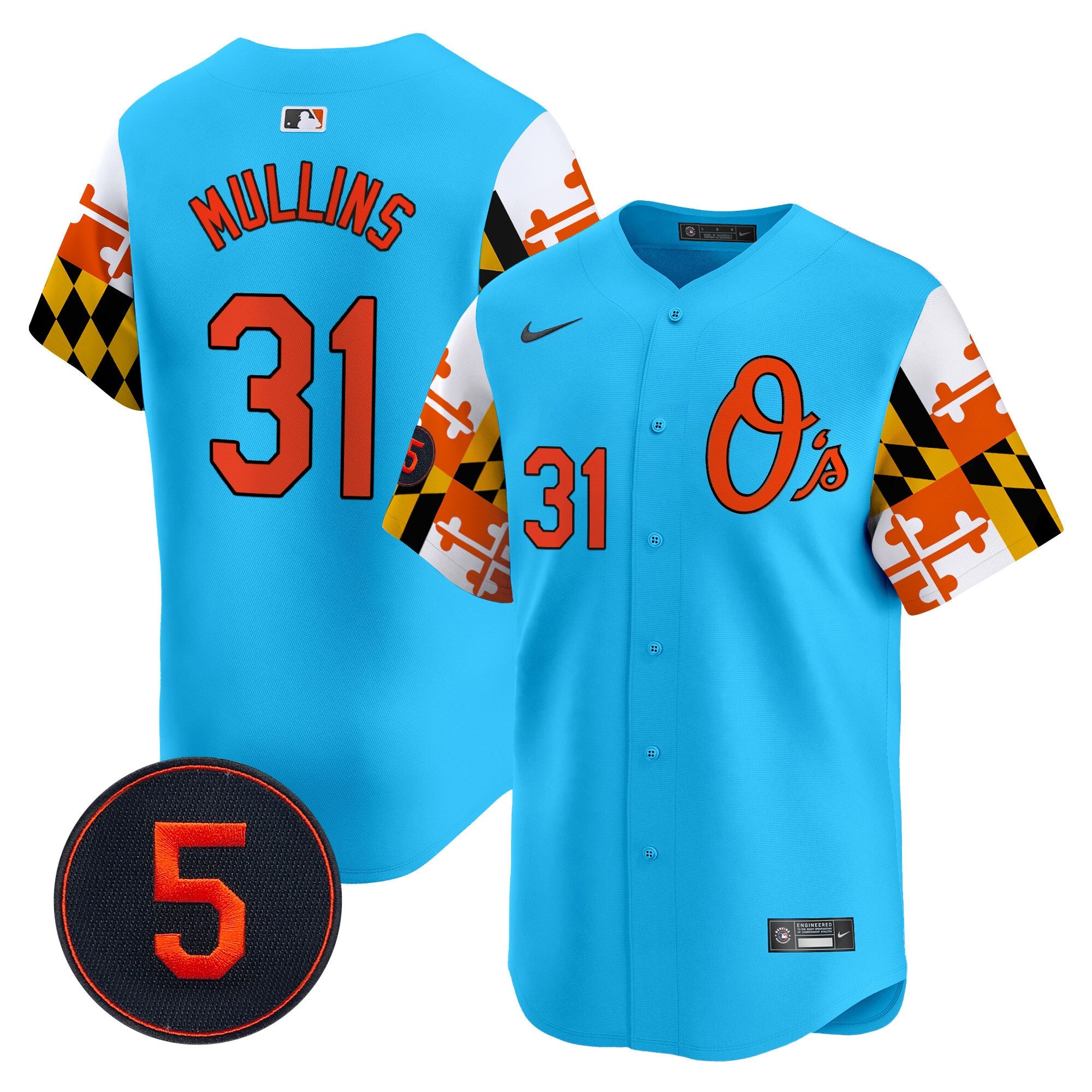 Men’s Baltimore Robinson Patch Vapor Premier Limited Jersey V5