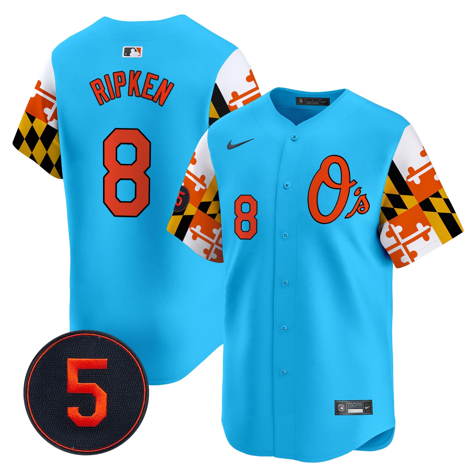 Men’s Baltimore Robinson Patch Vapor Premier Limited Jersey V5