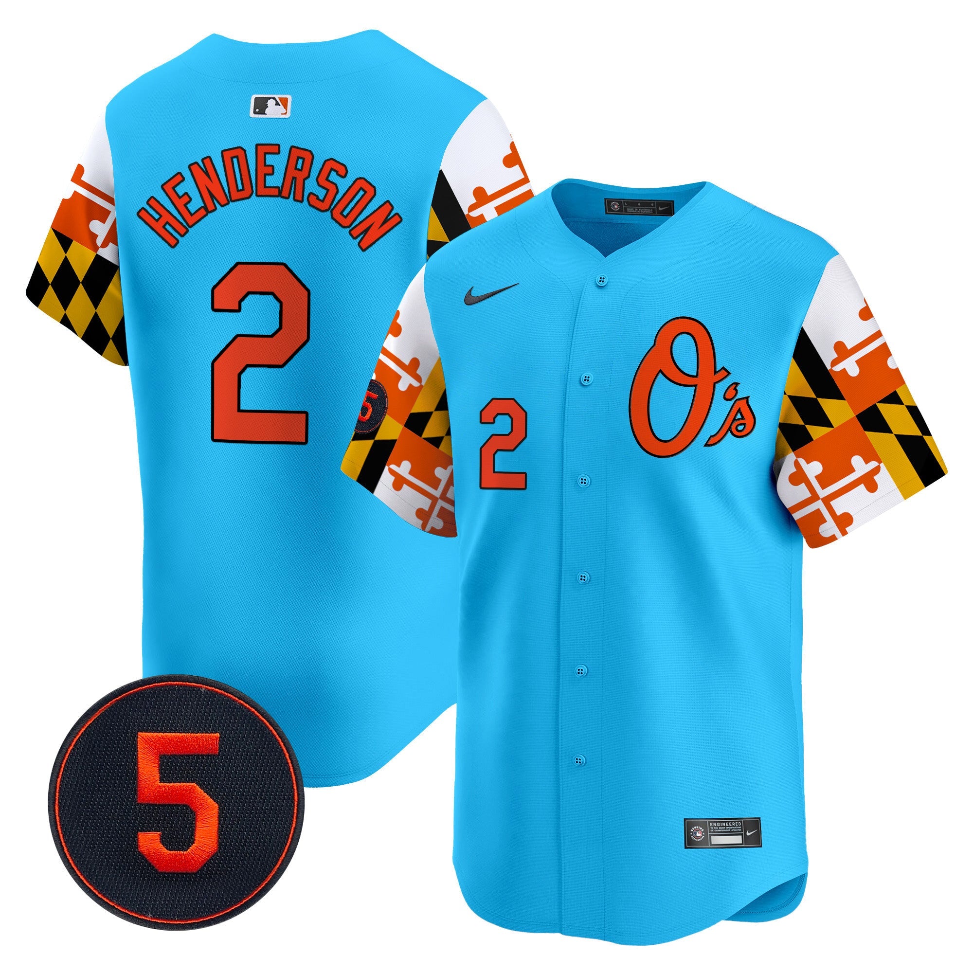 Men’s Baltimore Robinson Patch Vapor Premier Limited Jersey V5