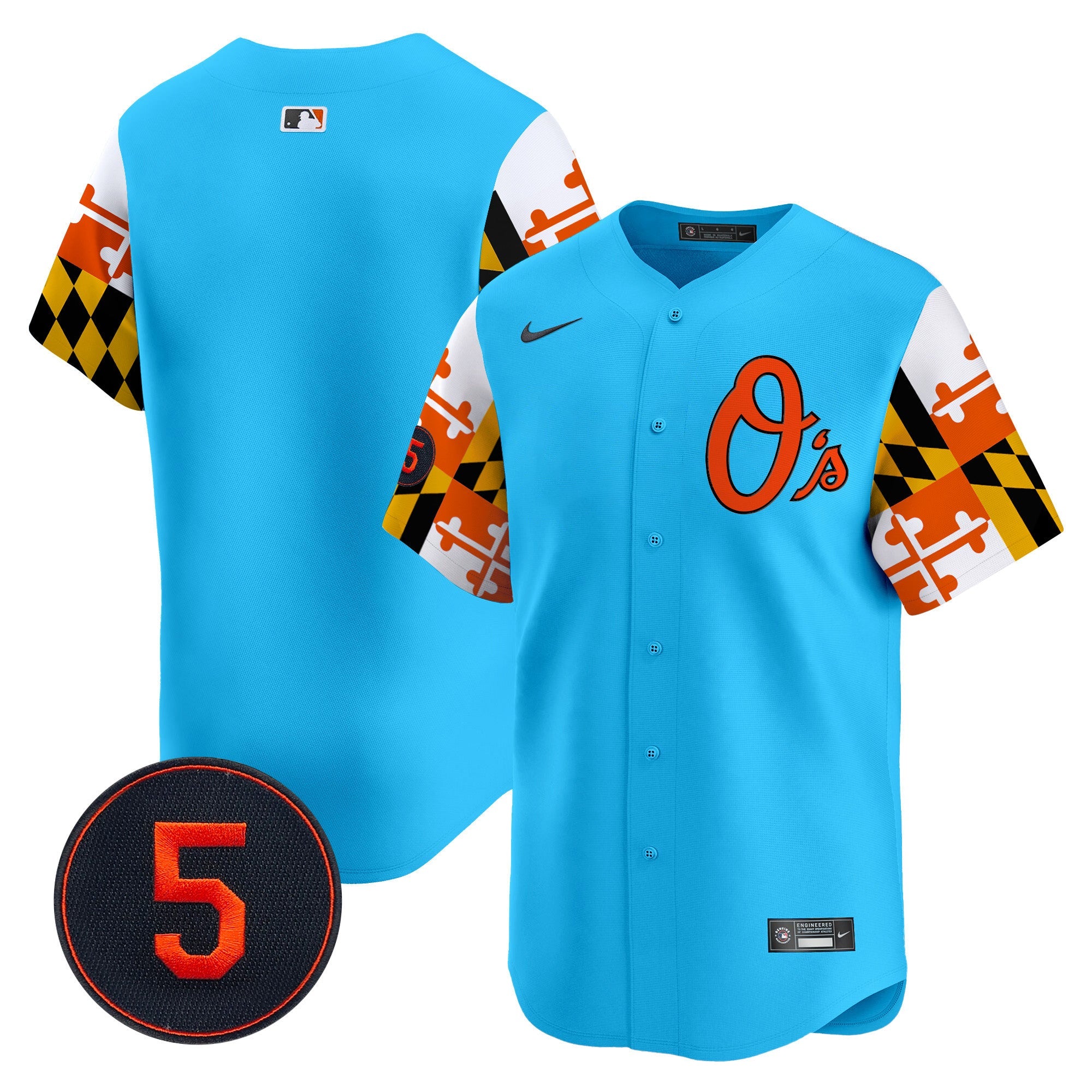 Men’s Baltimore Robinson Patch Vapor Premier Limited Jersey V5