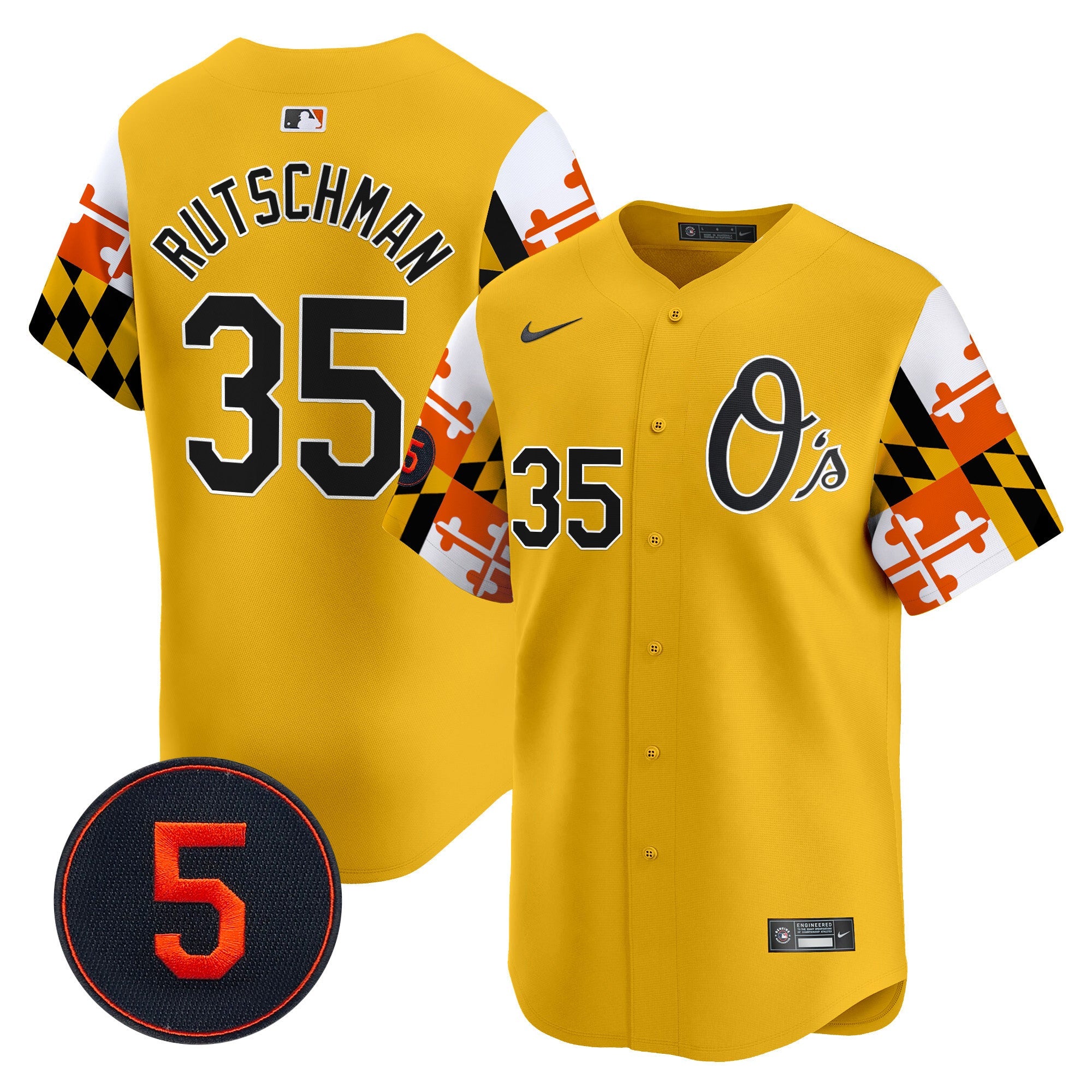 Men’s Baltimore Robinson Patch Vapor Premier Limited Jersey V5