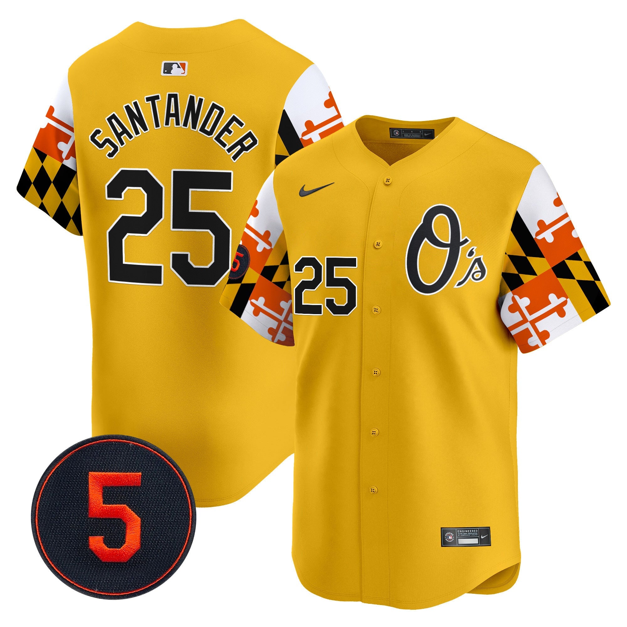Men’s Baltimore Robinson Patch Vapor Premier Limited Jersey V5