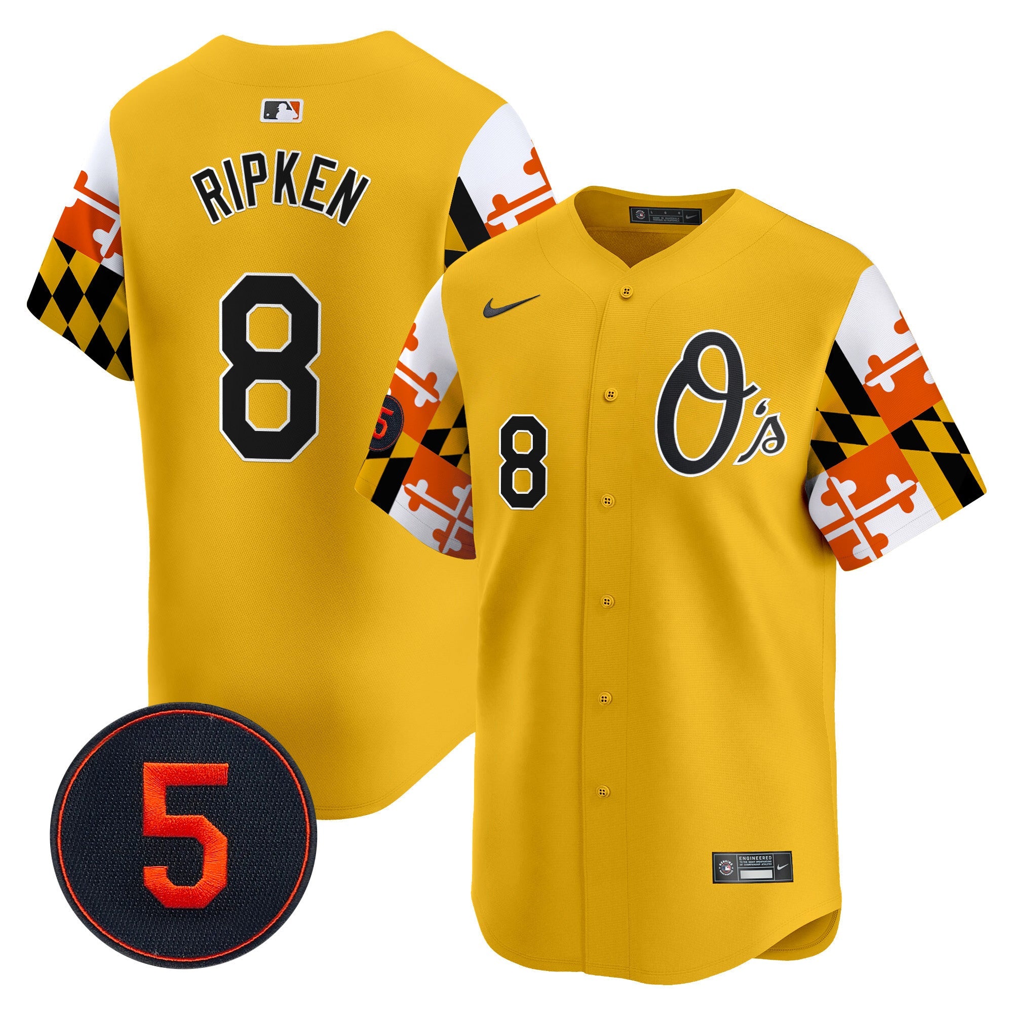 Men’s Baltimore Robinson Patch Vapor Premier Limited Jersey V5