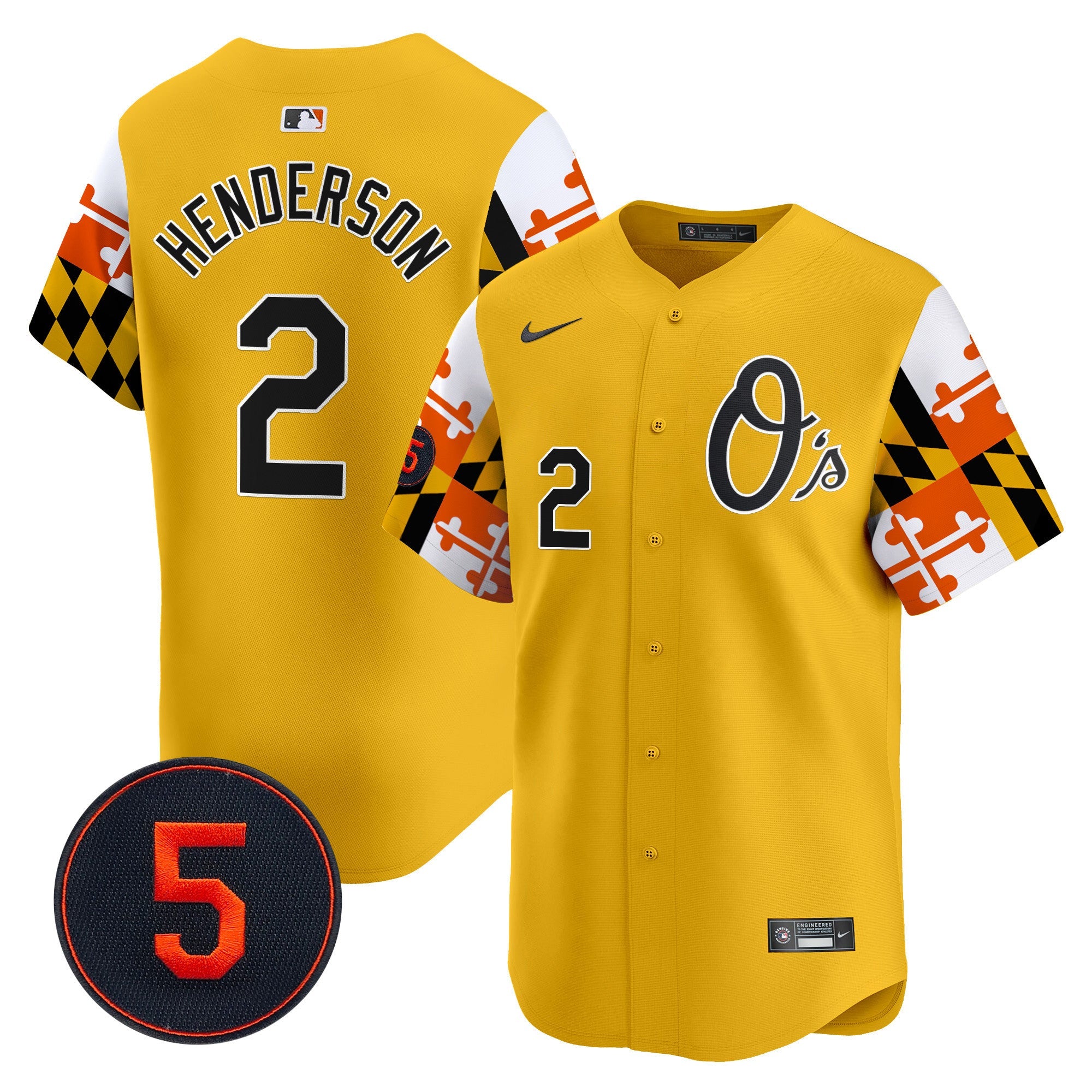 Men’s Baltimore Robinson Patch Vapor Premier Limited Jersey V5