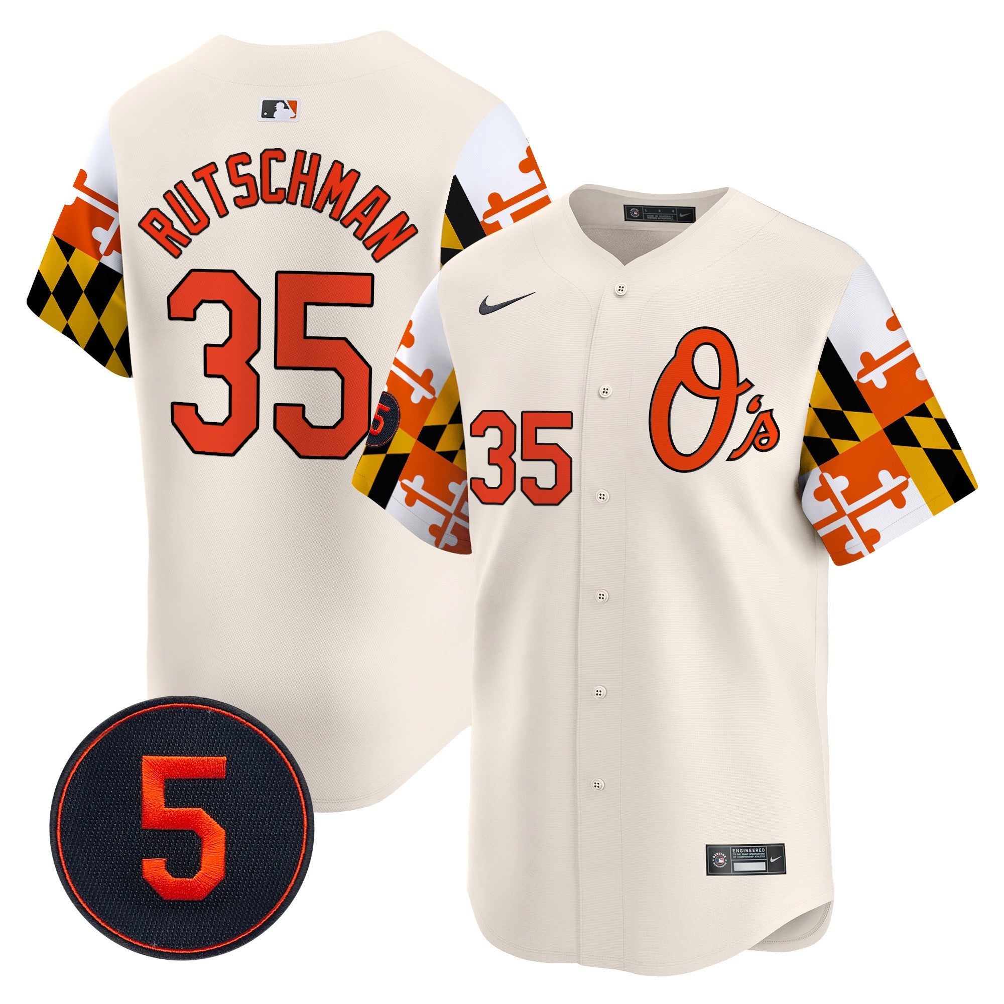Men’s Baltimore Robinson Patch Vapor Premier Limited Jersey V5