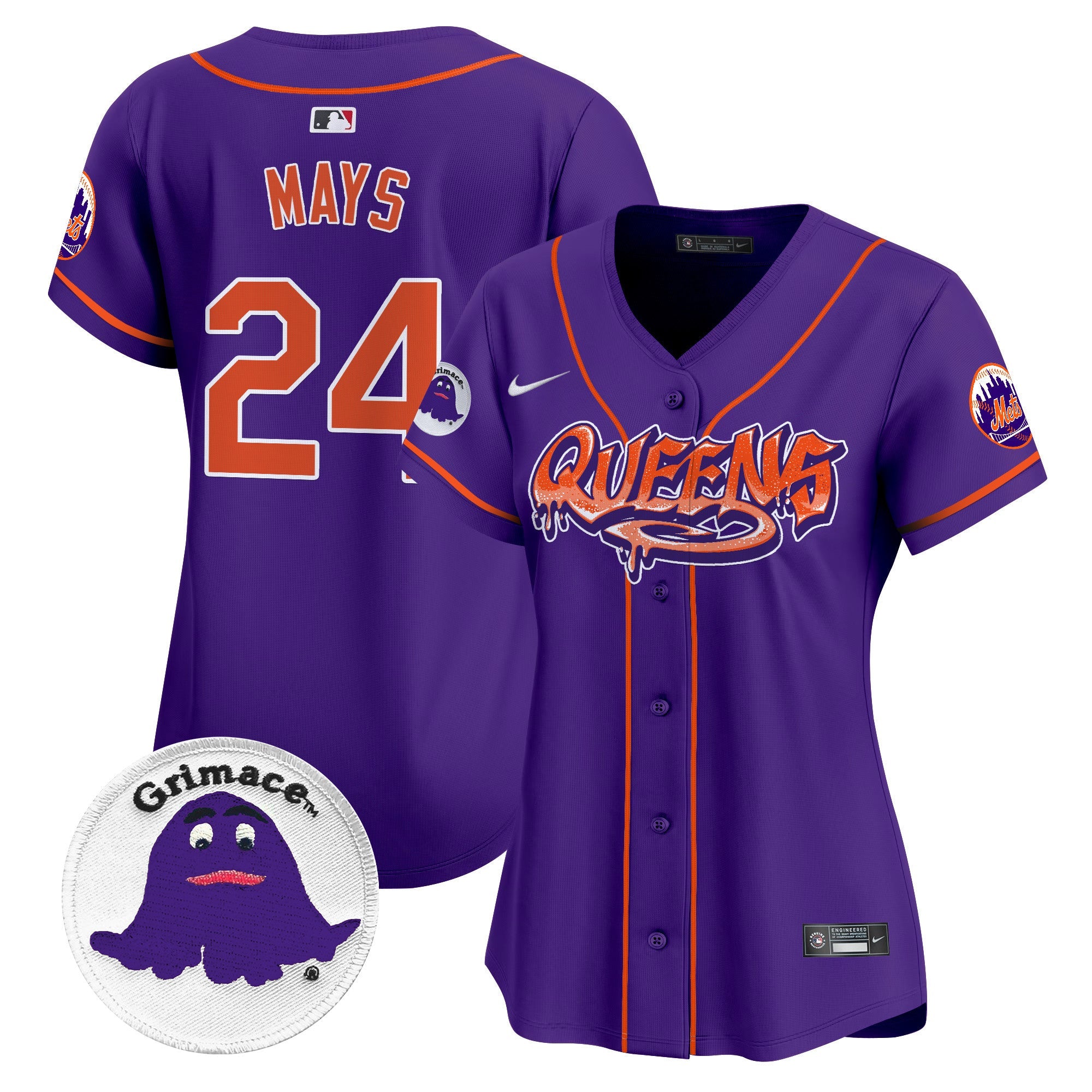 Women’s Queens Graffiti Vapor Premier Limited Jersey