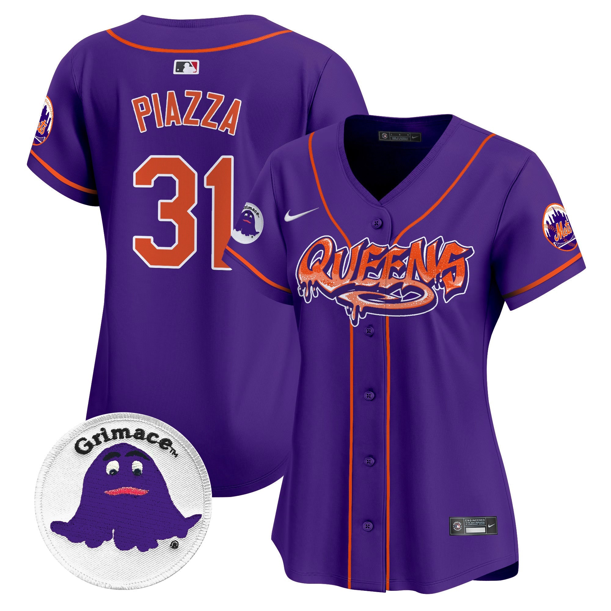 Women’s Queens Graffiti Vapor Premier Limited Jersey