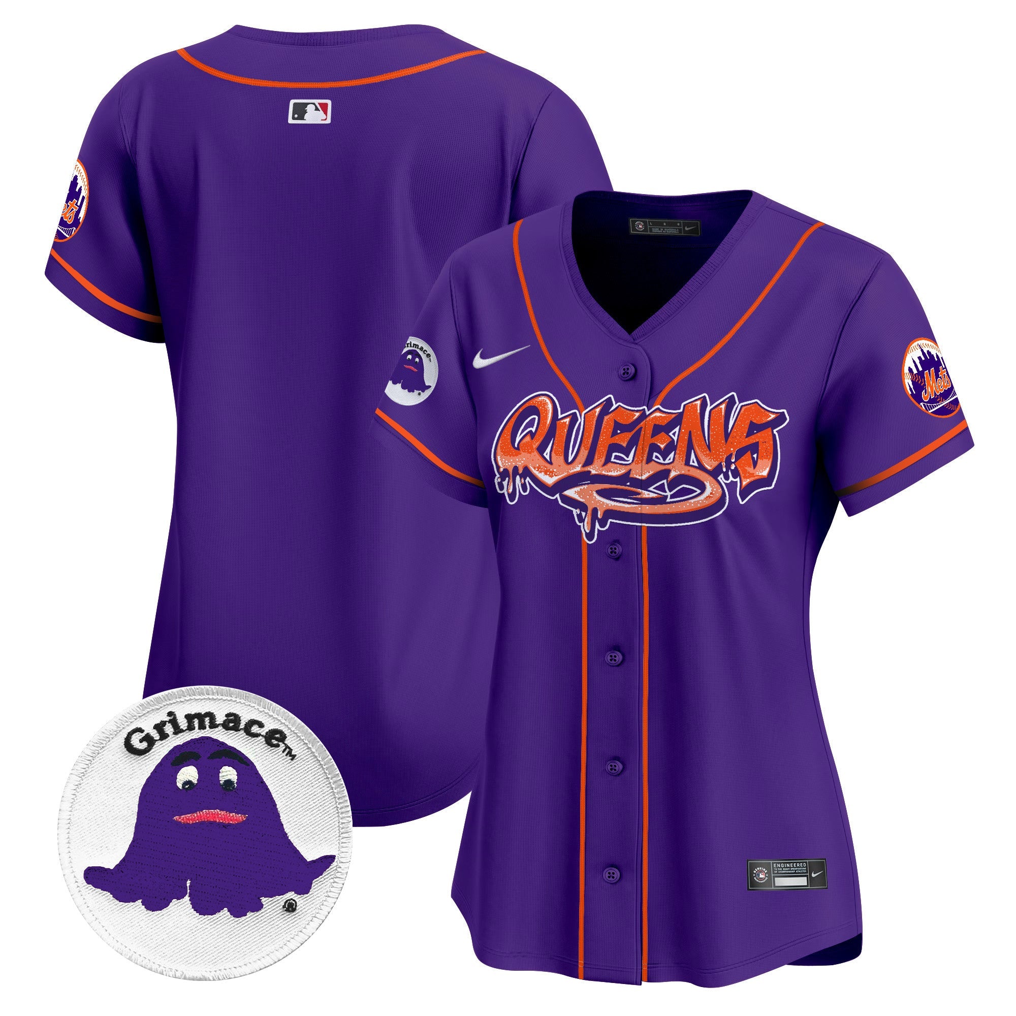Women’s Queens Graffiti Vapor Premier Limited Jersey