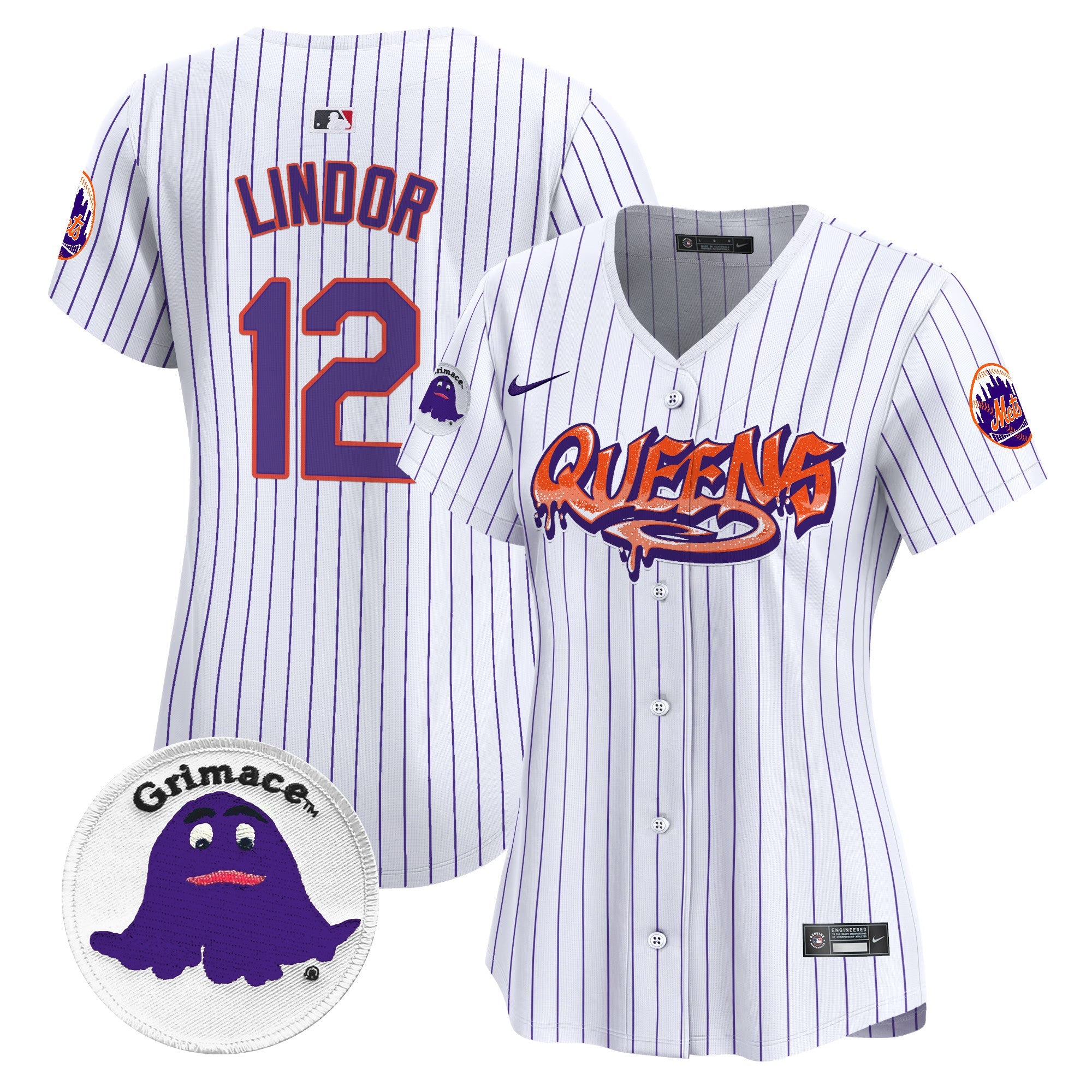 Women’s Queens Graffiti Vapor Premier Limited Jersey