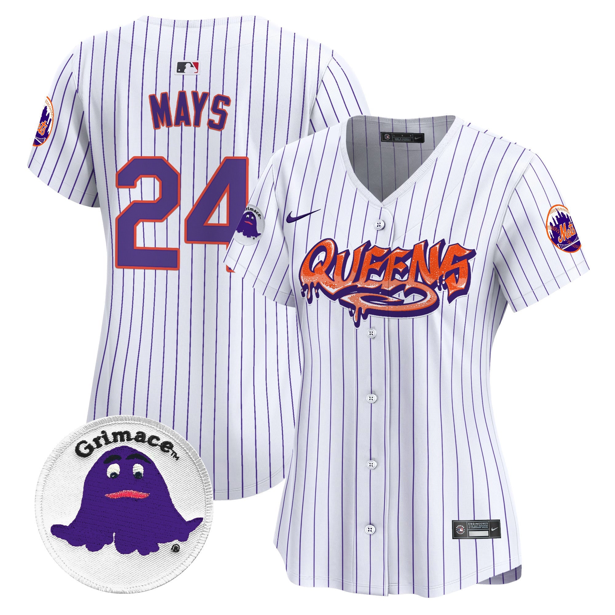 Women’s Queens Graffiti Vapor Premier Limited Jersey