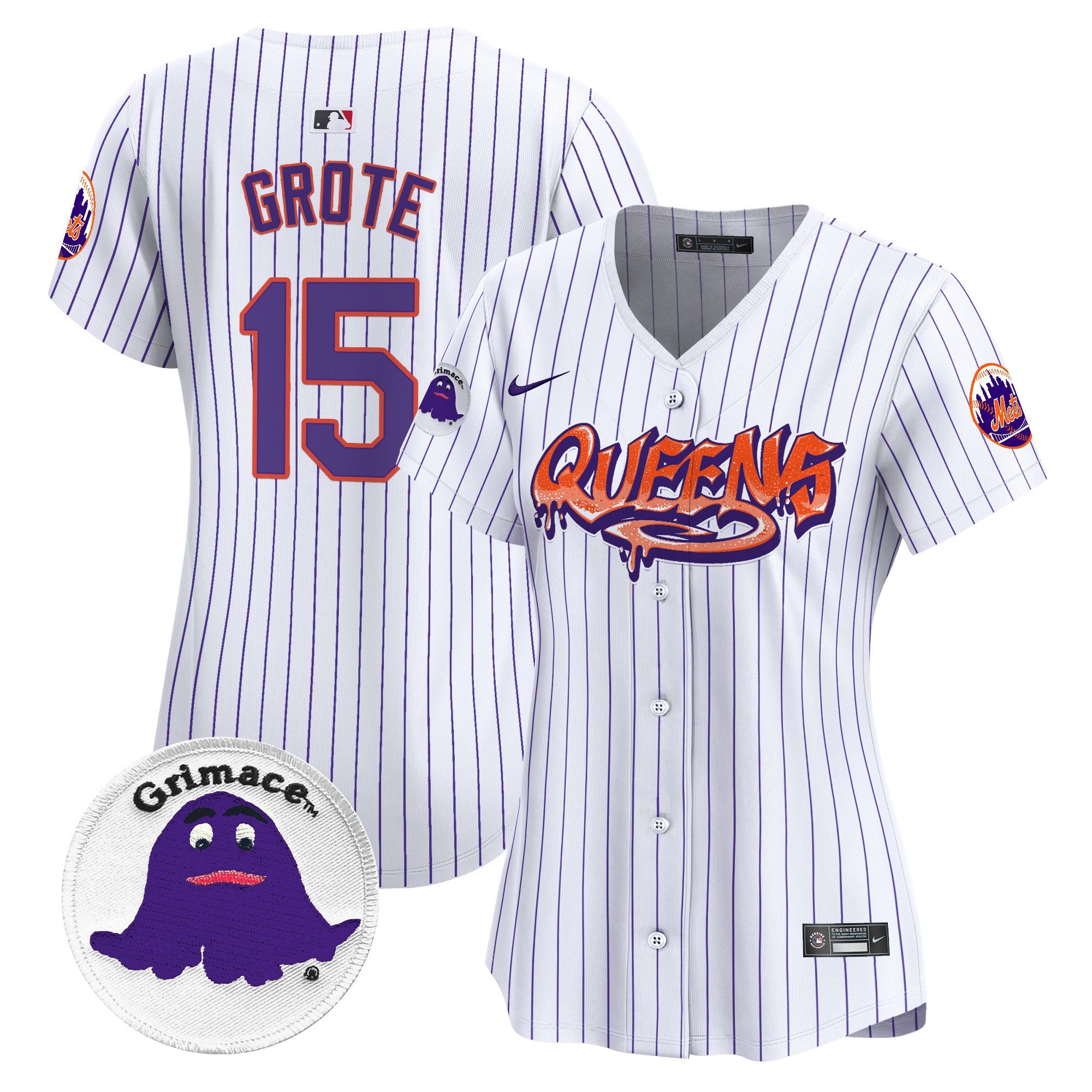 Women’s Queens Graffiti Vapor Premier Limited Jersey