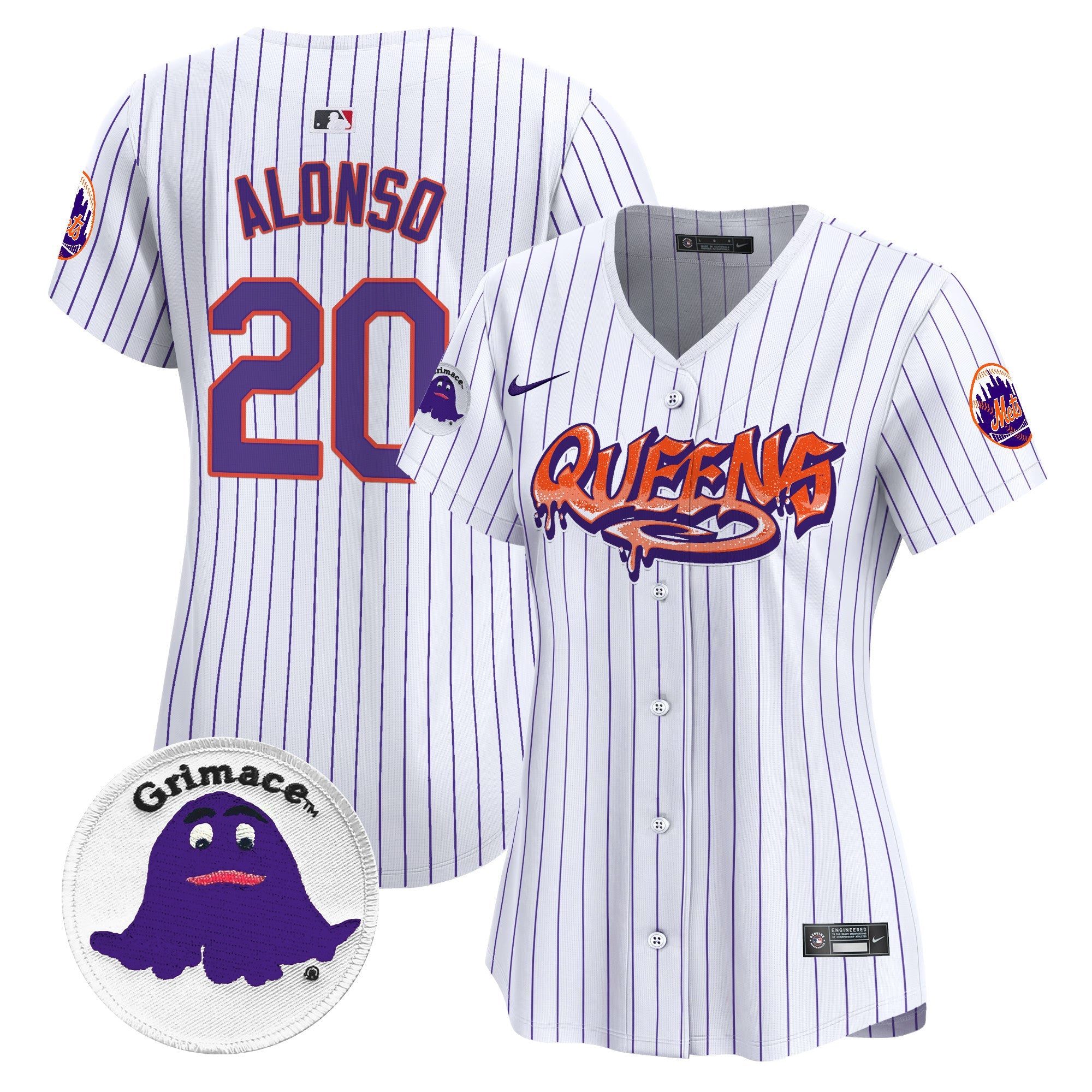 Women’s Queens Graffiti Vapor Premier Limited Jersey