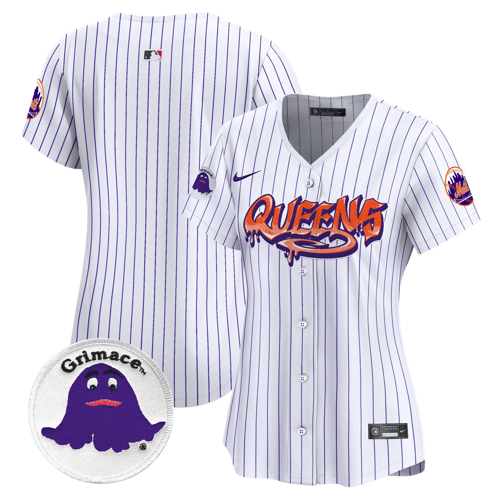 Women’s Queens Graffiti Vapor Premier Limited Jersey