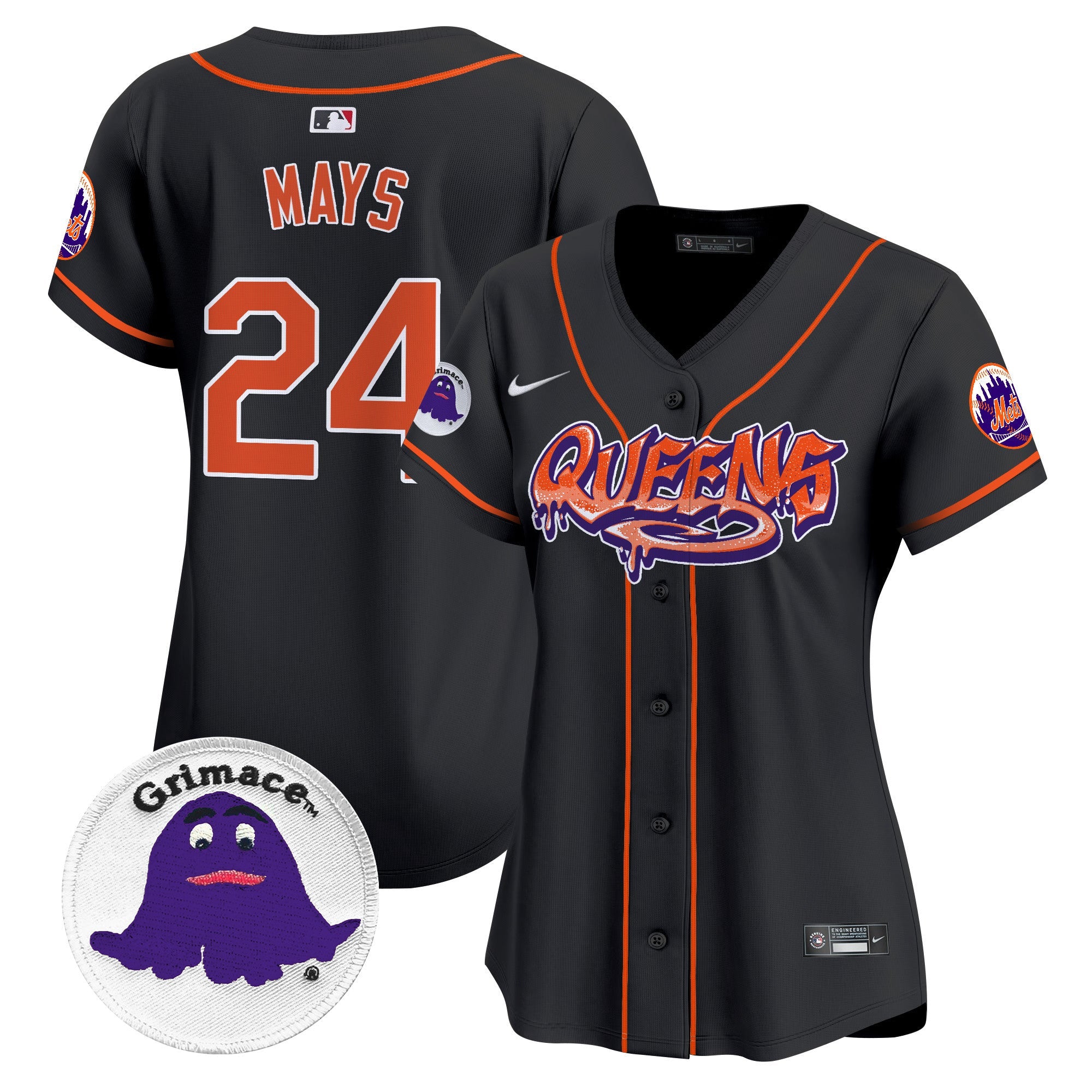 Women’s Queens Graffiti Vapor Premier Limited Jersey