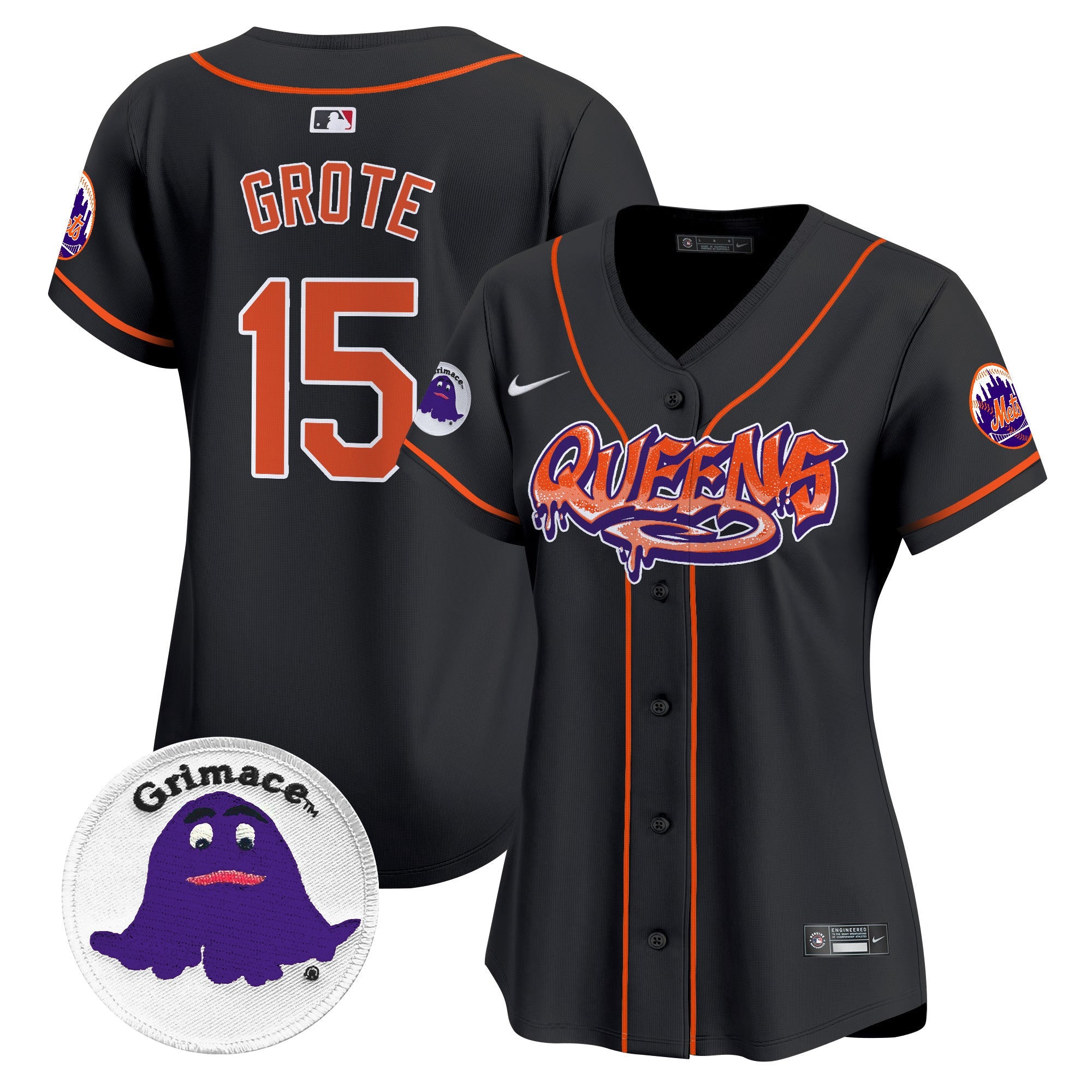 Women’s Queens Graffiti Vapor Premier Limited Jersey