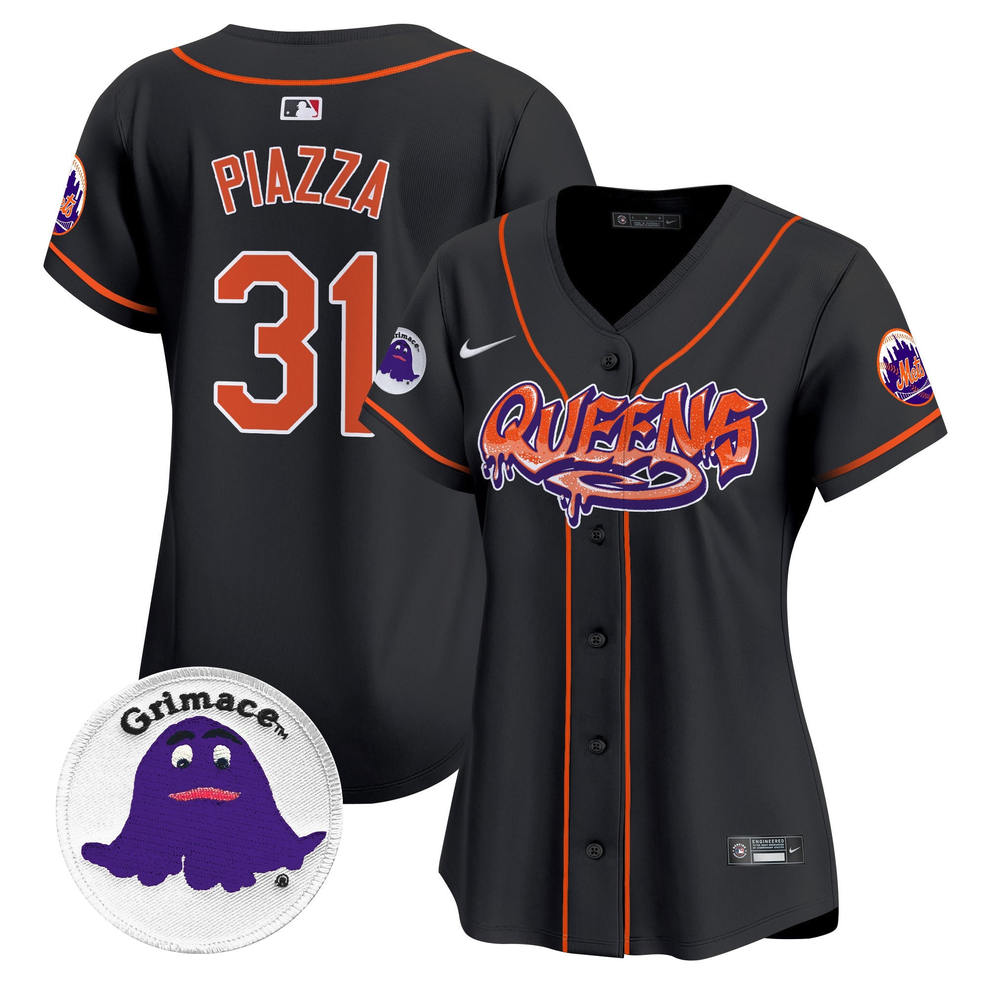 Women’s Queens Graffiti Vapor Premier Limited Jersey
