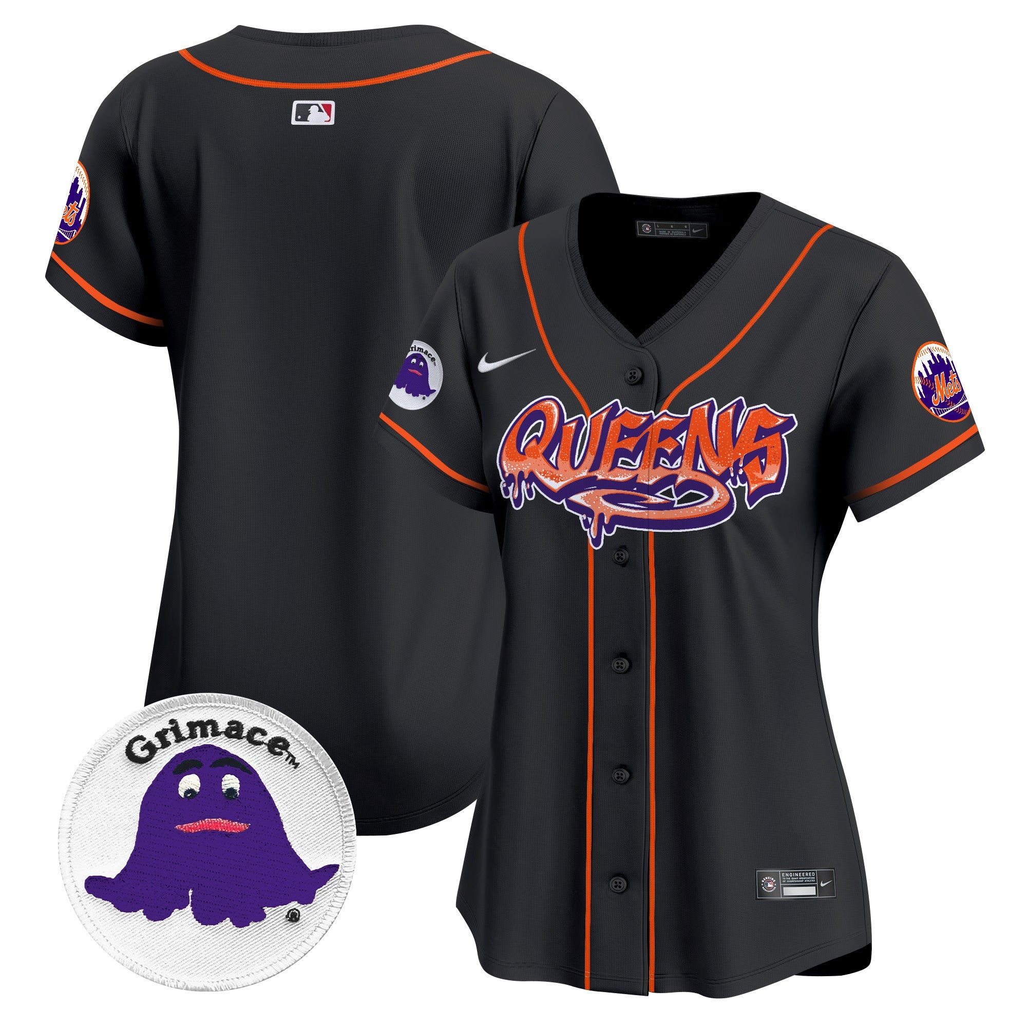 Women’s Queens Graffiti Vapor Premier Limited Jersey