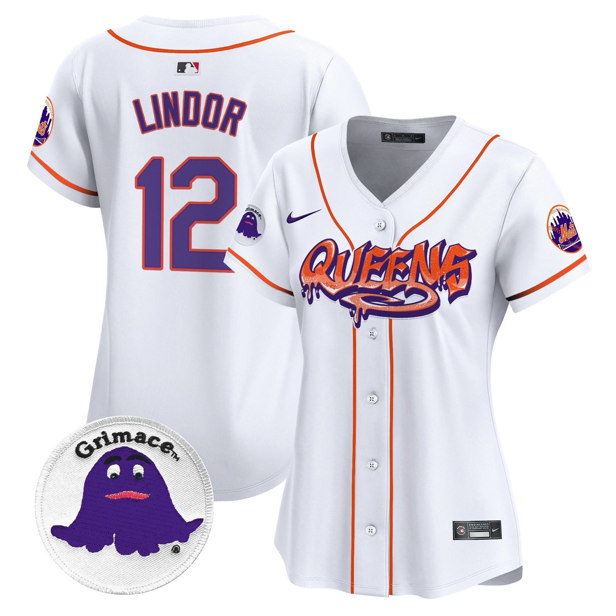 Women’s Queens Graffiti Vapor Premier Limited Jersey