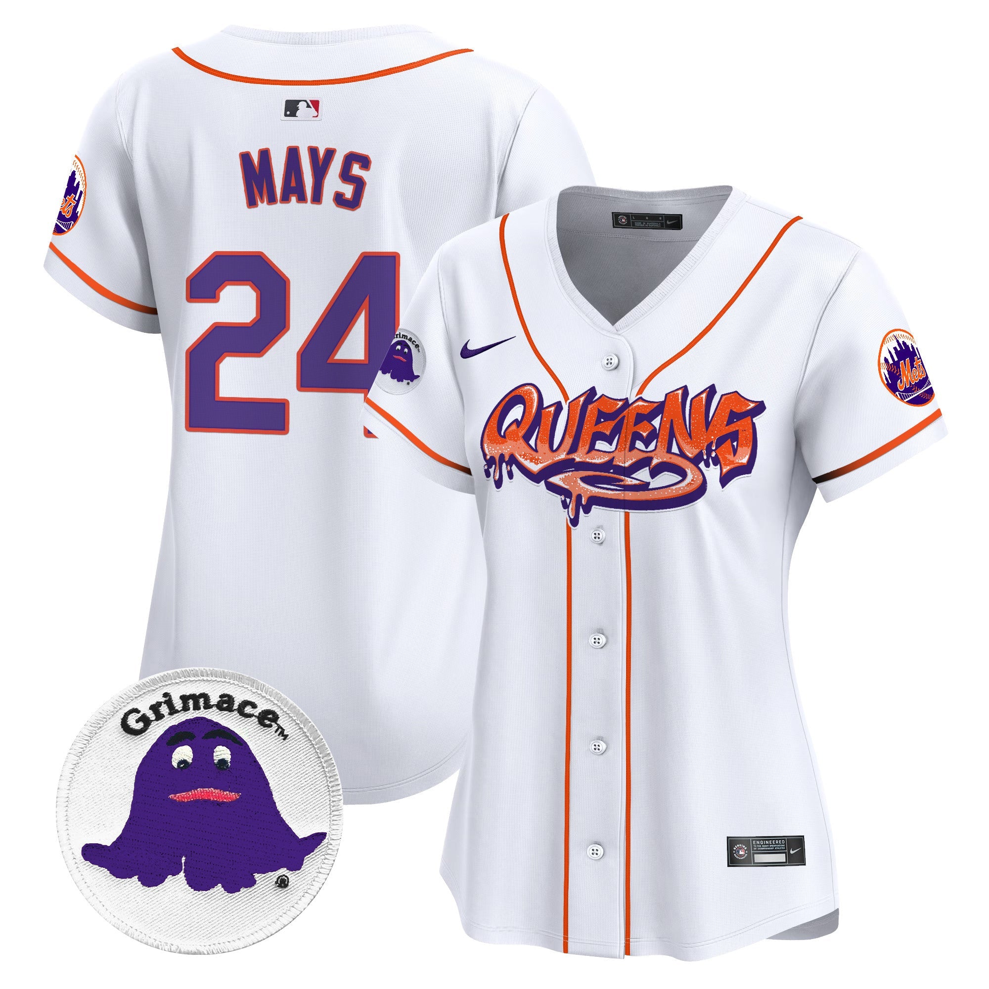 Women’s Queens Graffiti Vapor Premier Limited Jersey