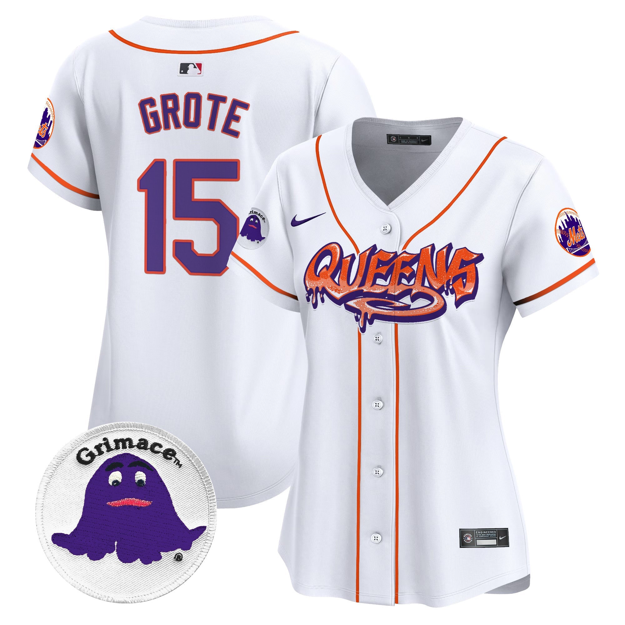 Women’s Queens Graffiti Vapor Premier Limited Jersey