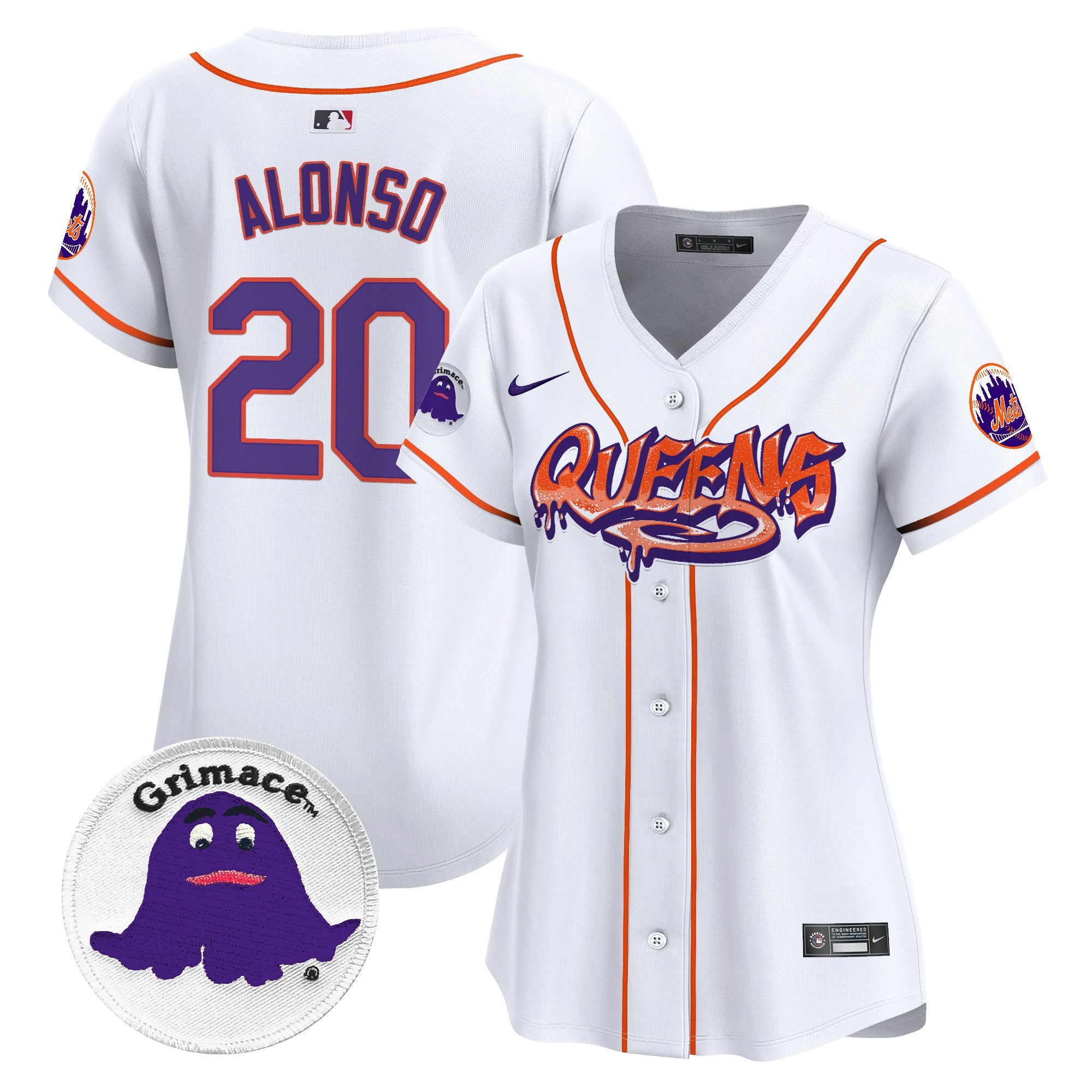 Women’s Queens Graffiti Vapor Premier Limited Jersey