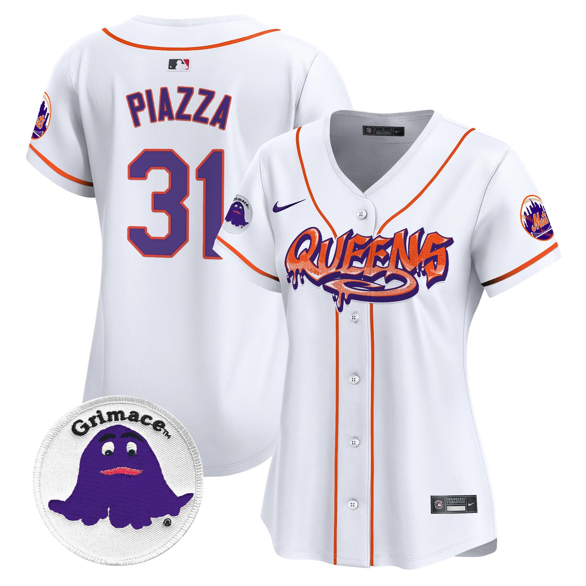 Women’s Queens Graffiti Vapor Premier Limited Jersey