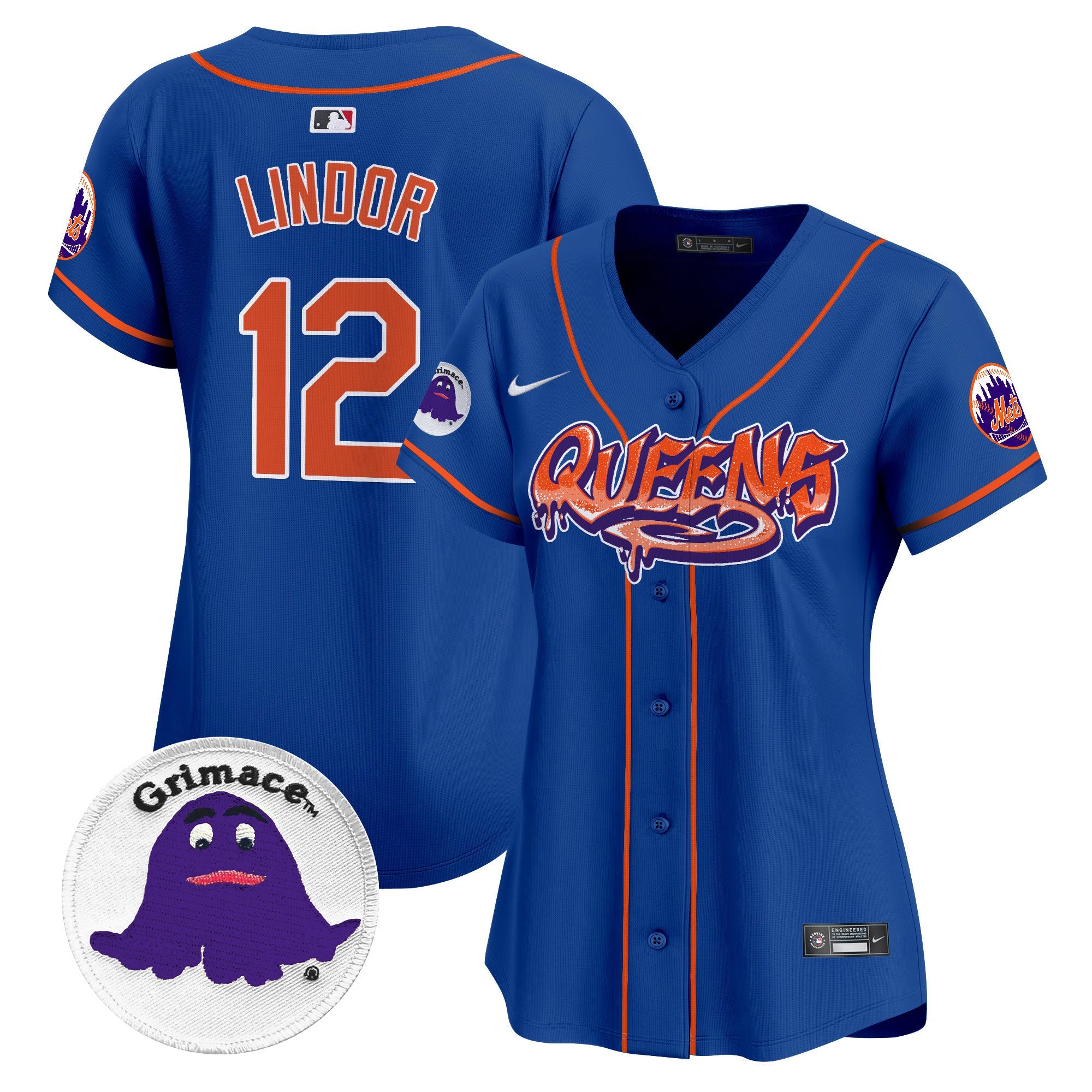 Women’s Queens Graffiti Vapor Premier Limited Jersey