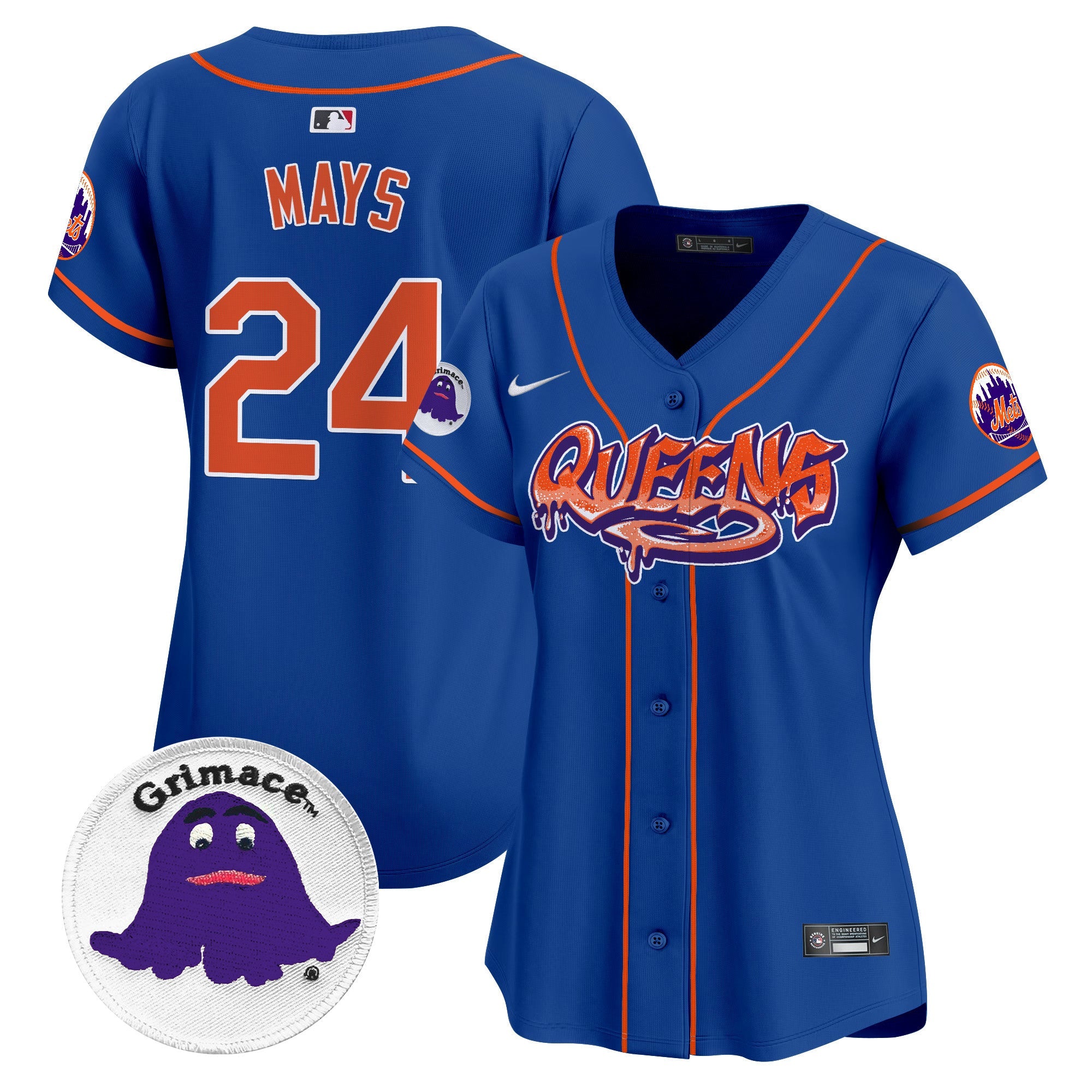 Women’s Queens Graffiti Vapor Premier Limited Jersey