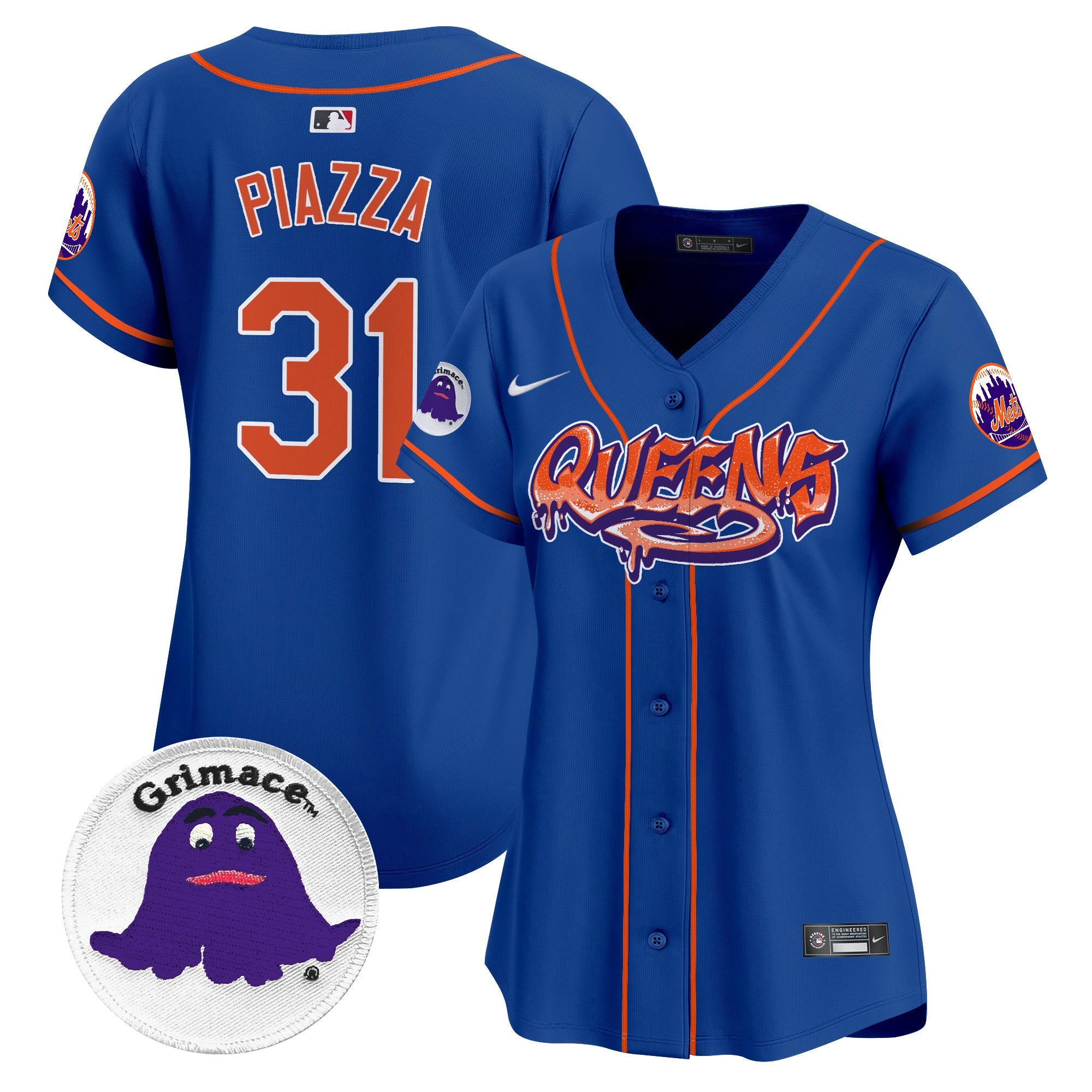 Women’s Queens Graffiti Vapor Premier Limited Jersey