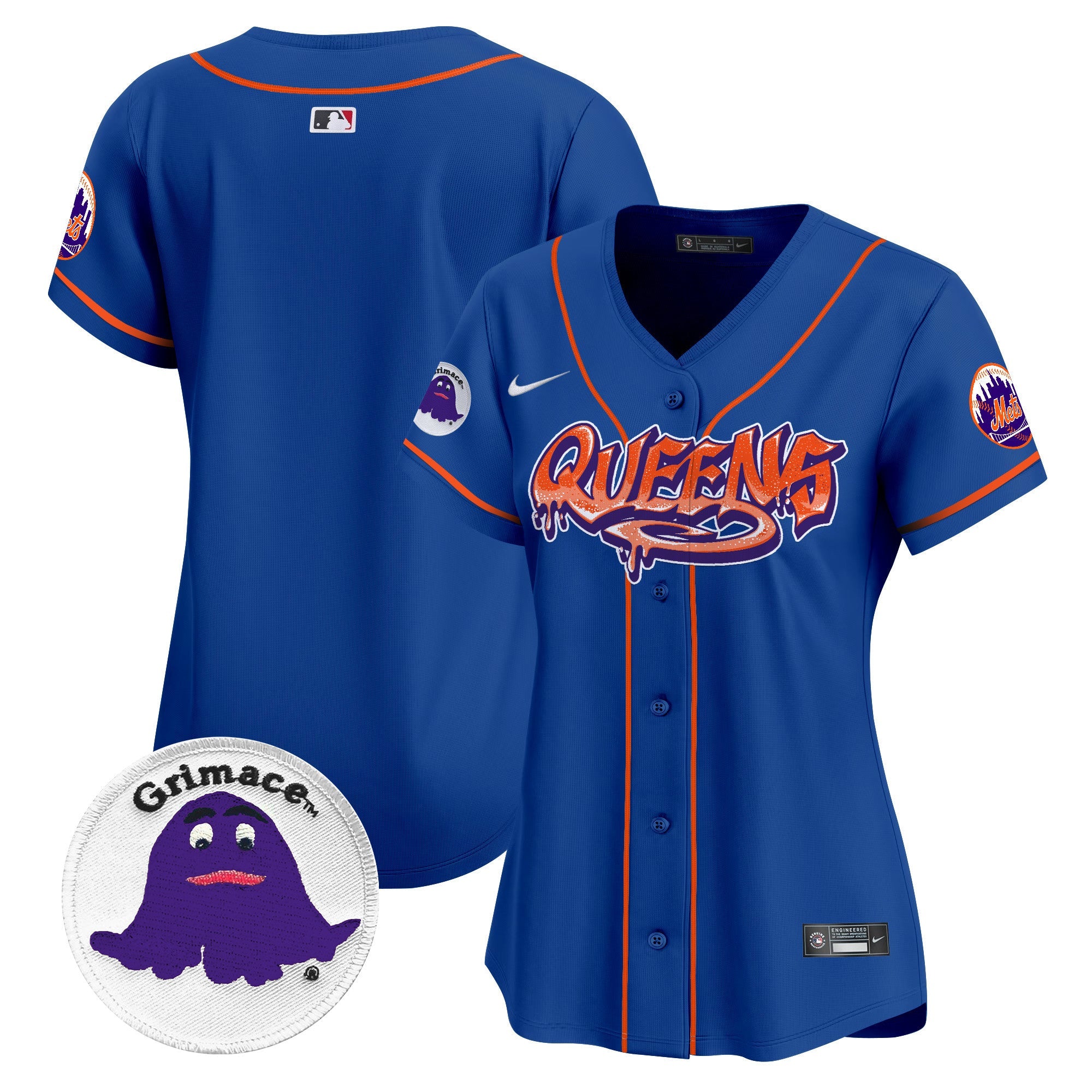 Women’s Queens Graffiti Vapor Premier Limited Jersey